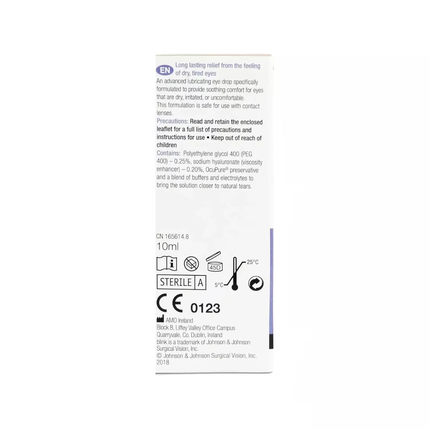 Blink Intensive Tears Eye Drops 10ml x 6 Packs