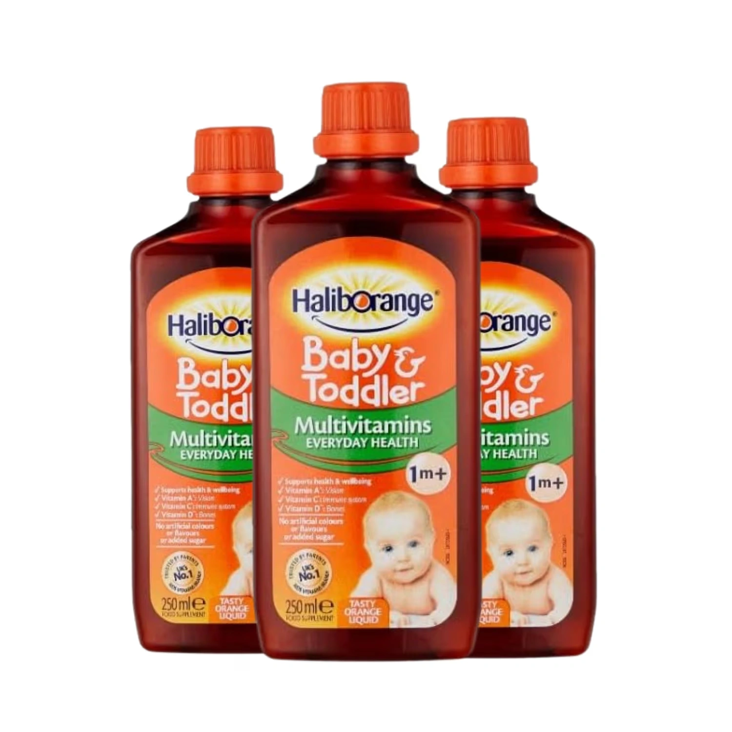Haliborange Baby & Toddler Multivitamins 250ml x 3 Packs