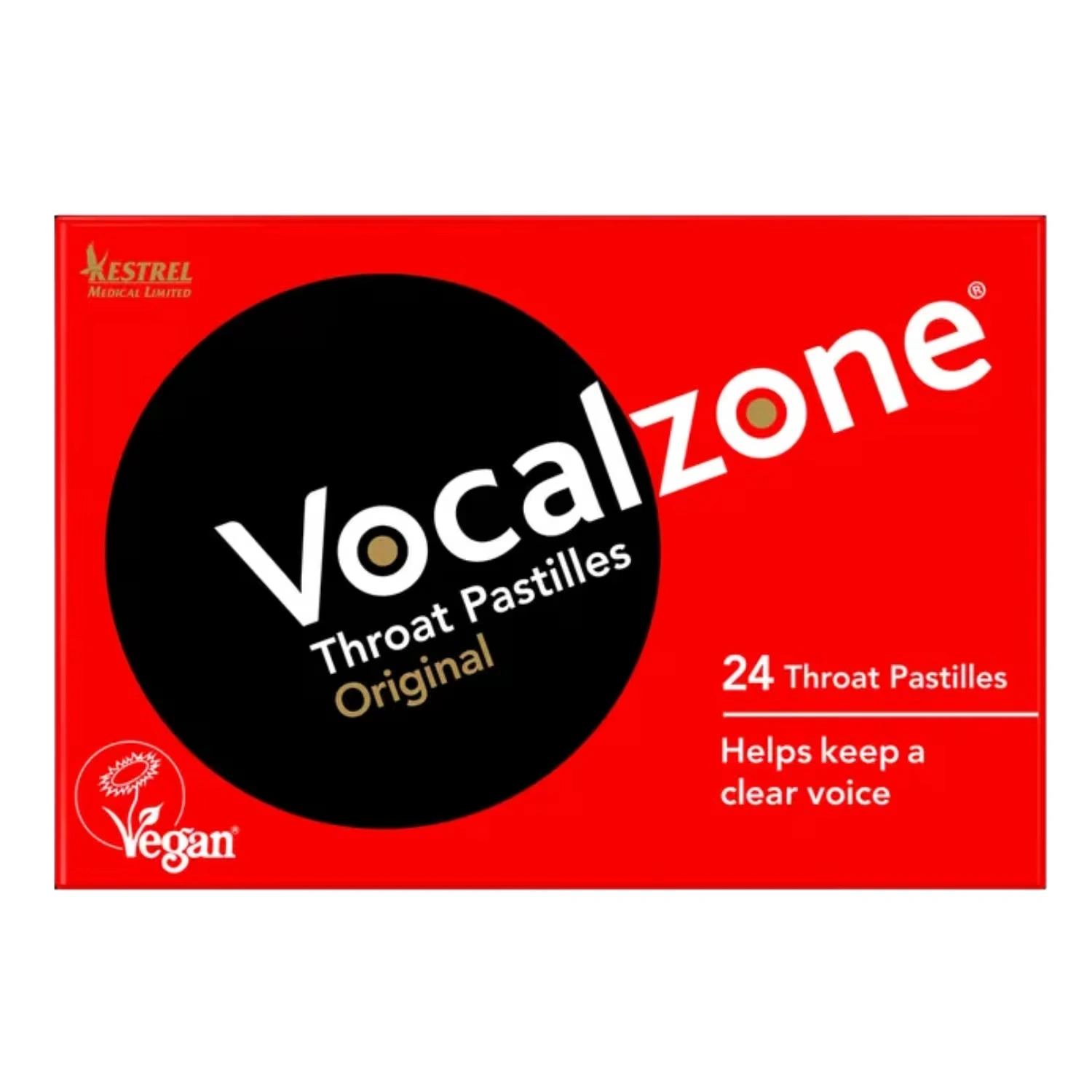 Vocalzone Original - 24 Throat Pastilles (Pack of 6)