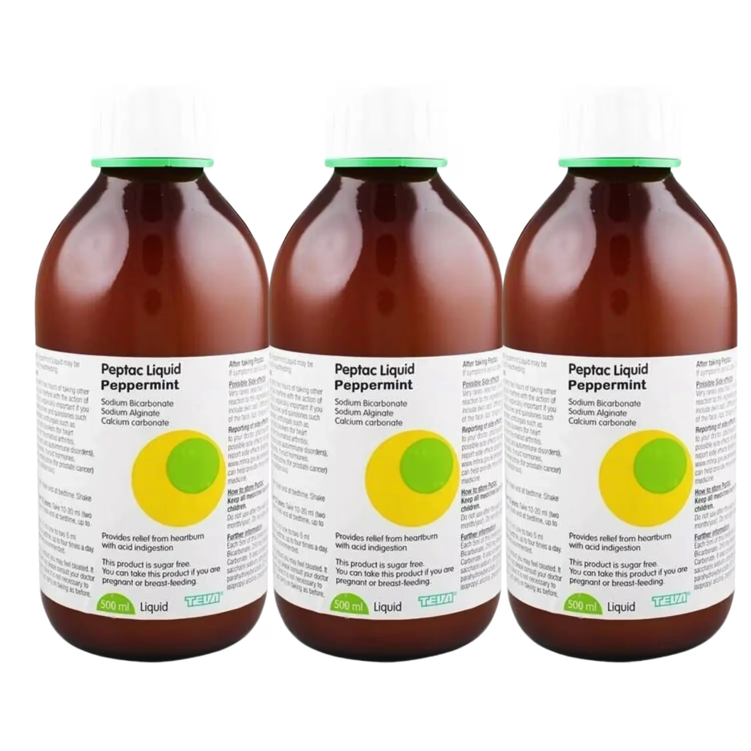 Peptac Liquid Peppermint 500ml x 6Packs