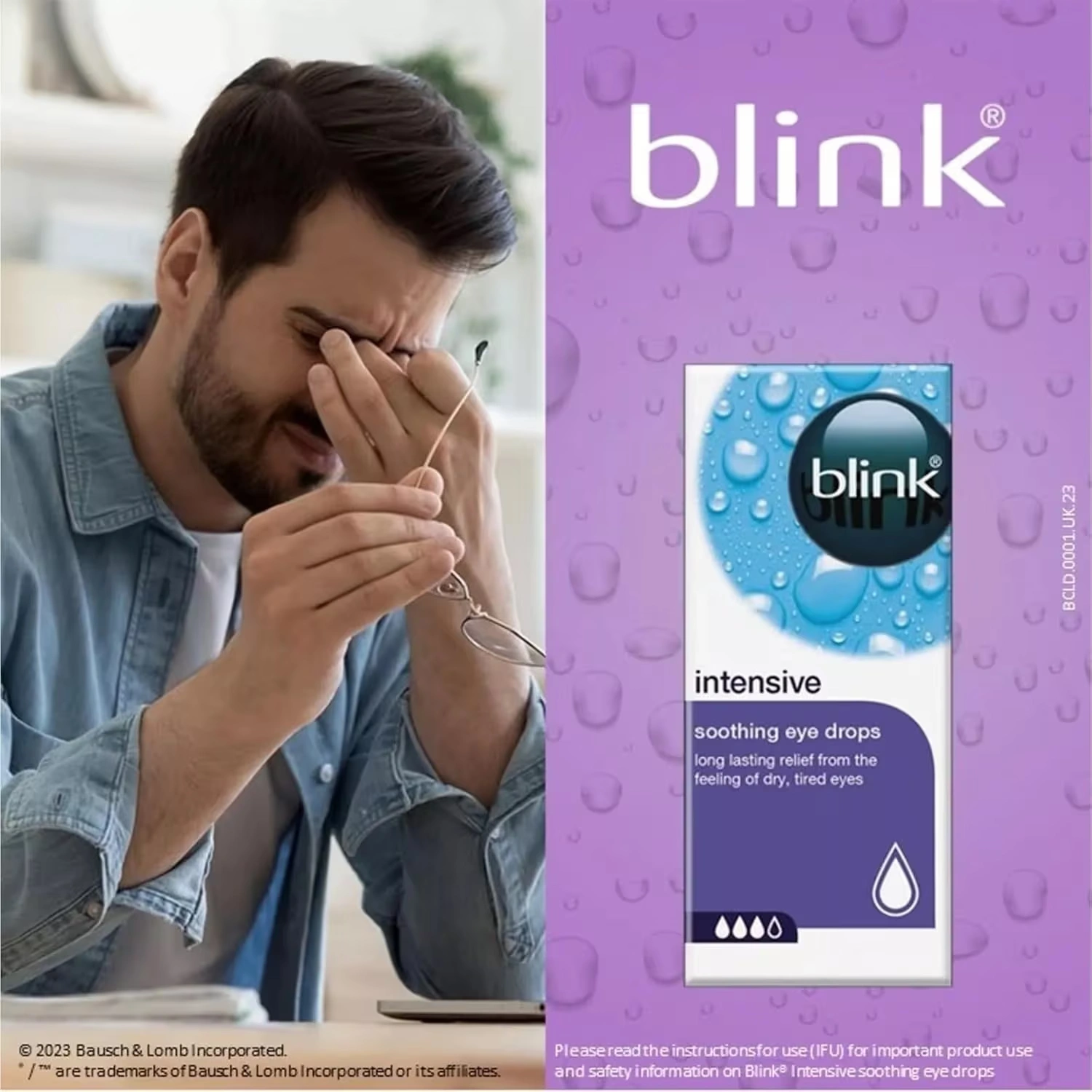 Blink Intensive Tears Eye Drops 10ml x 6 Packs