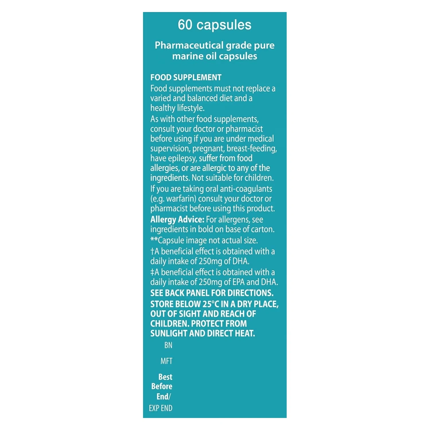 Vitabiotics Ultra Omega-3 Fish Oils 60 Capsules