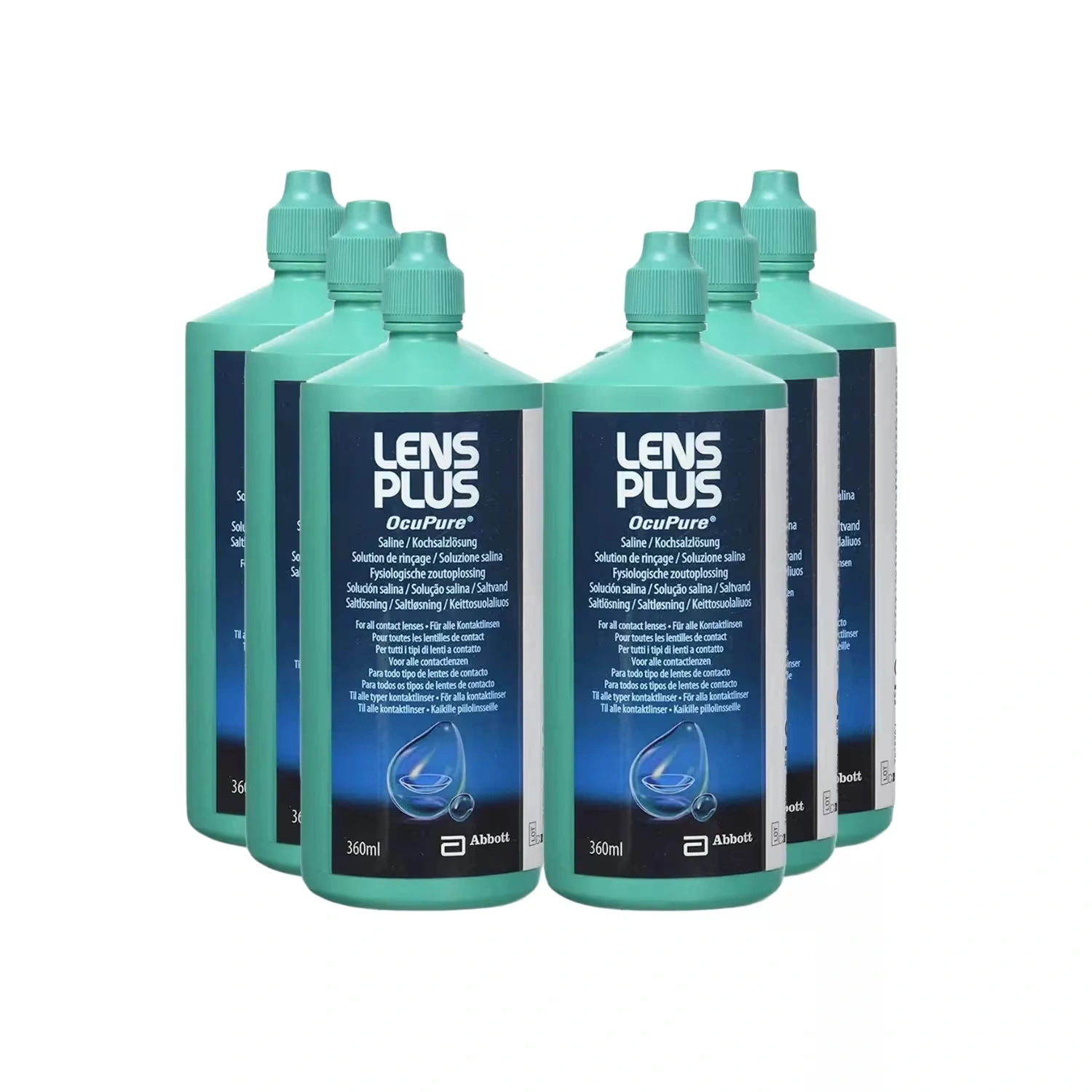 Lens Plus Purite Saline 360ml x 6 Packs