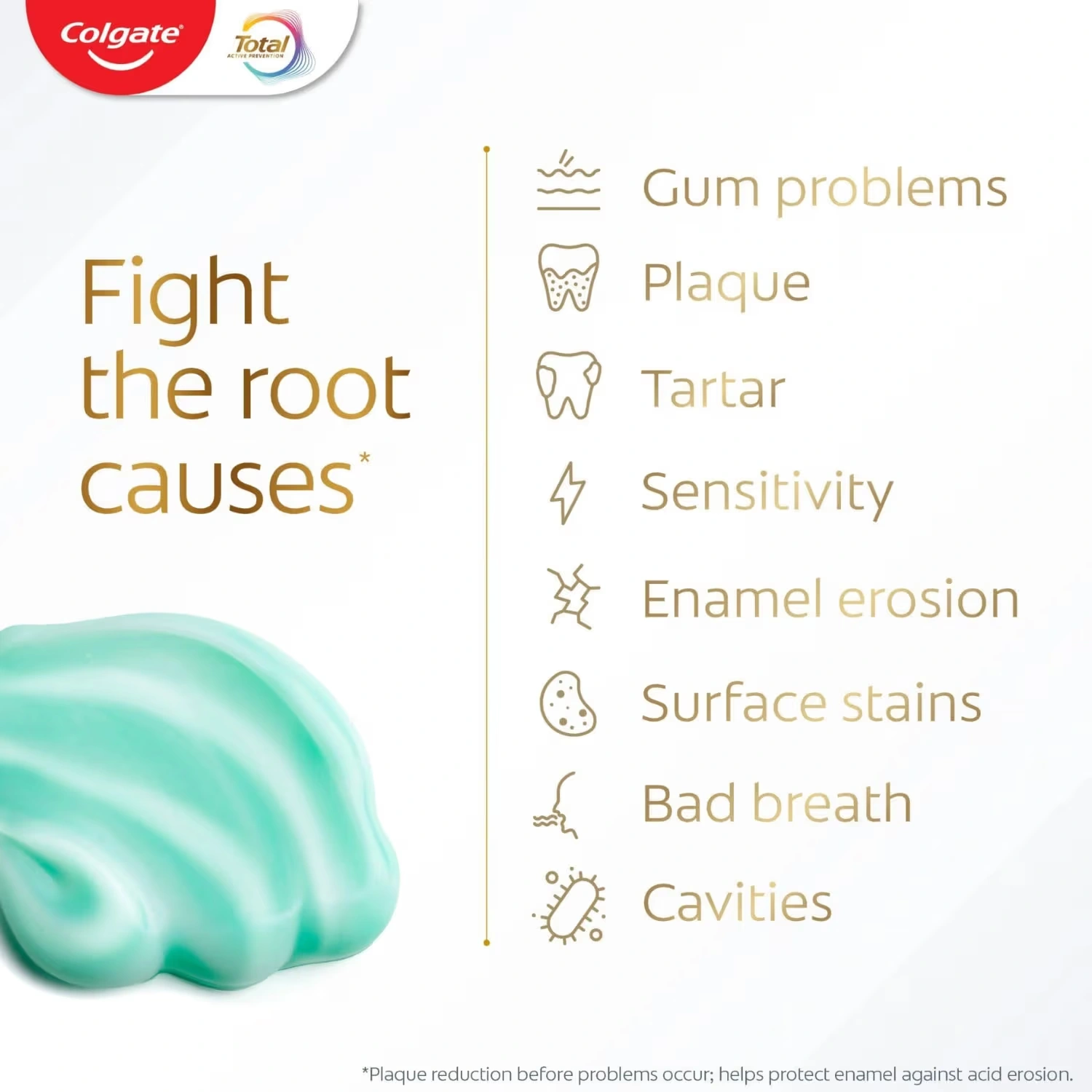 Colgate Toothpaste Total Active Fresh Mint 75ml