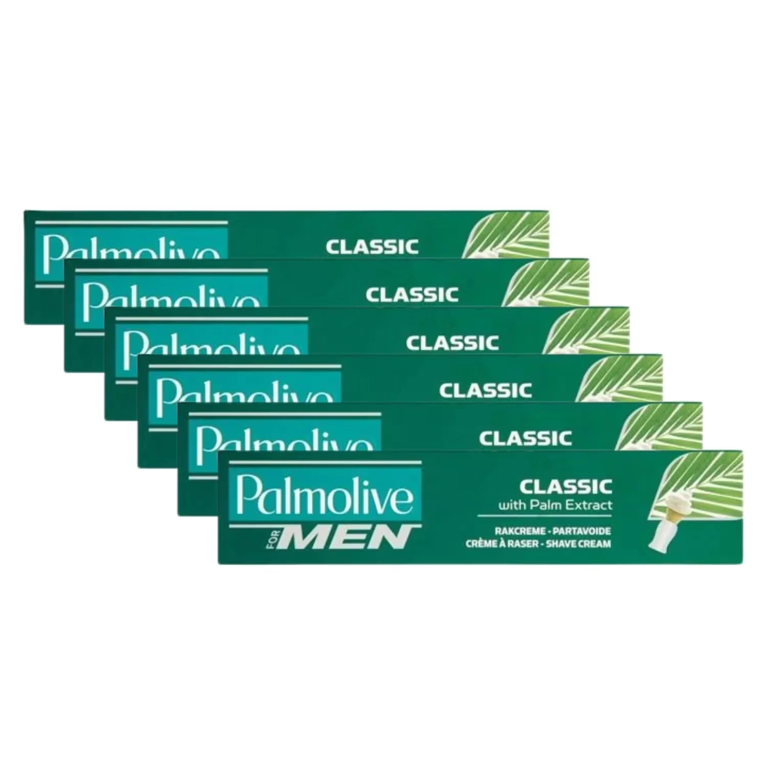 Palmolive Men Palm Extract Shave Cream 100ml x 6 Packs