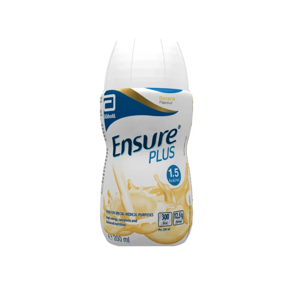 Ensure Plus Banana Bottle 200ml x 12 Packs