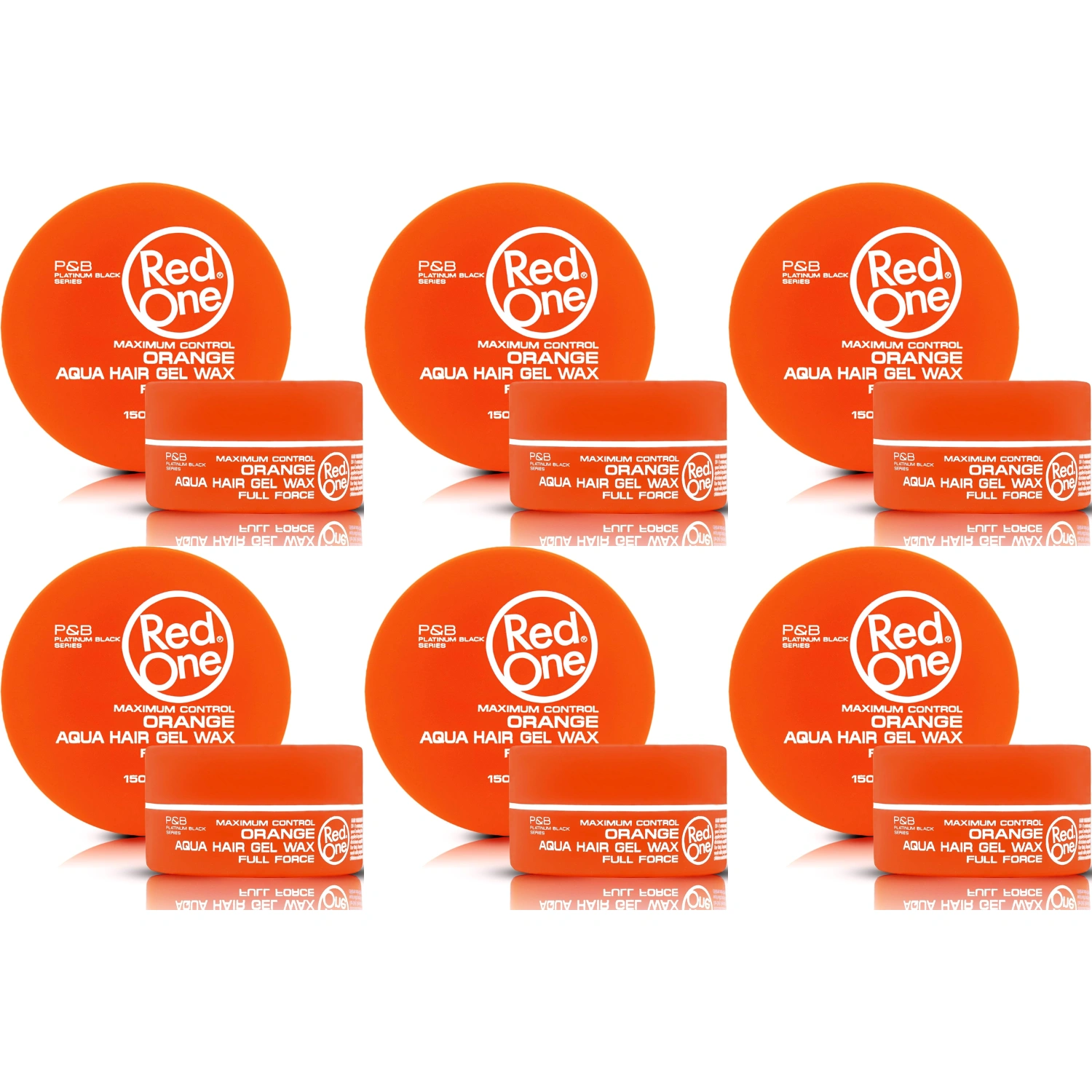 Redone Aqua Hair Full Force Orange Styling Gel 150ml - Pack of 6