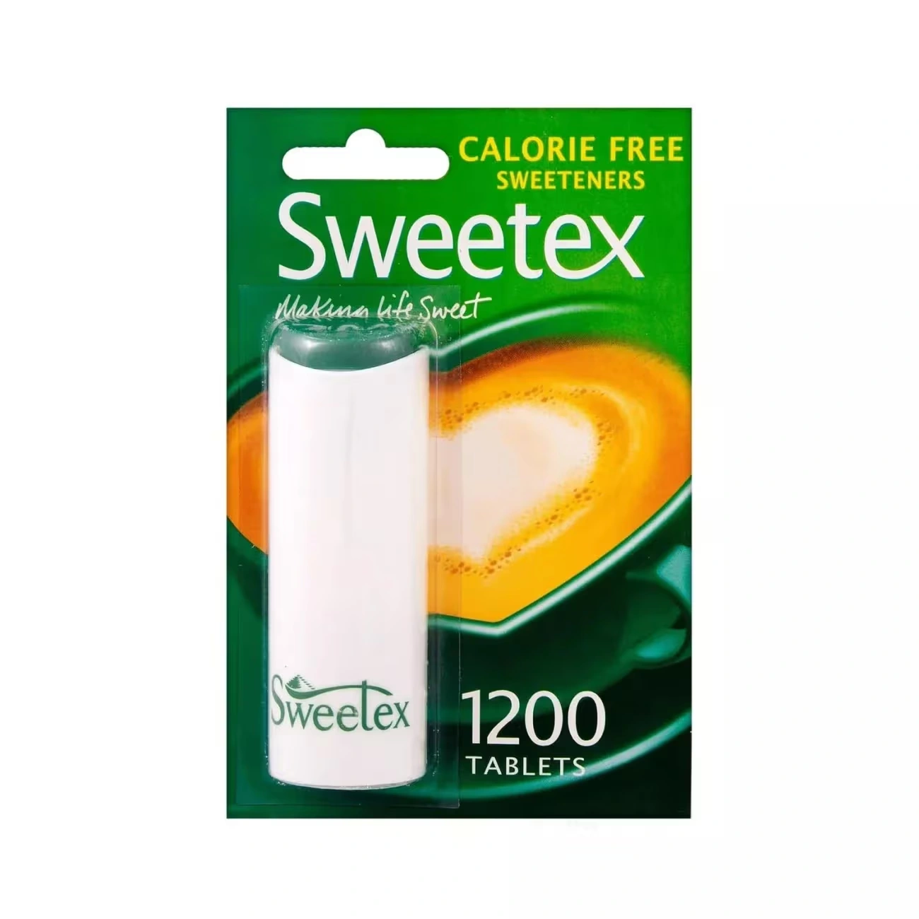 Sweetex Sweeteners Calorie-Free 1200 Tablets (Pack of 6)
