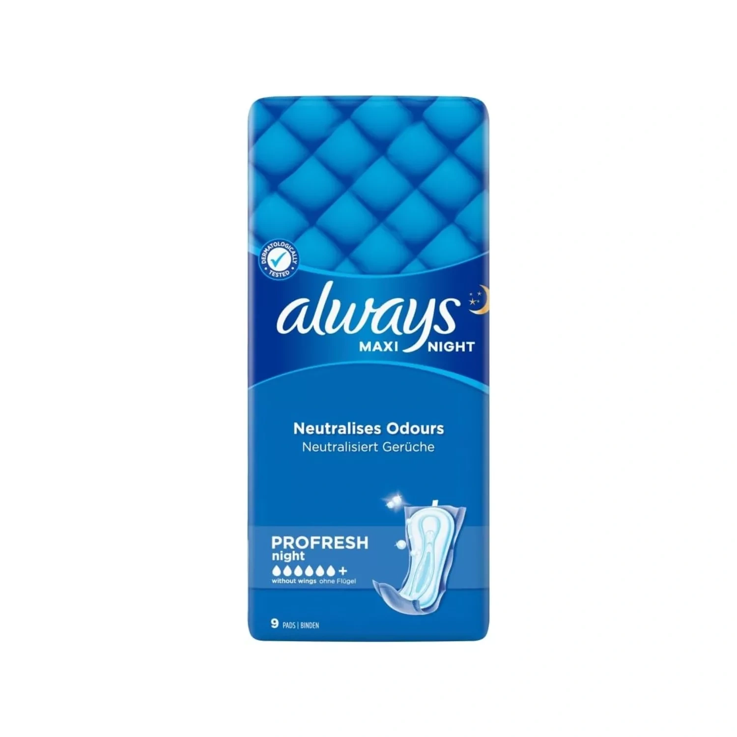 Always Sanitary Towels Maxi Night 9 Pads