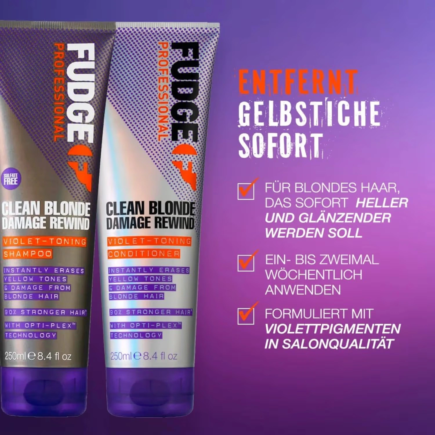 Fudge Professional Clean Blonde Damage Rewind Conditioner 1L