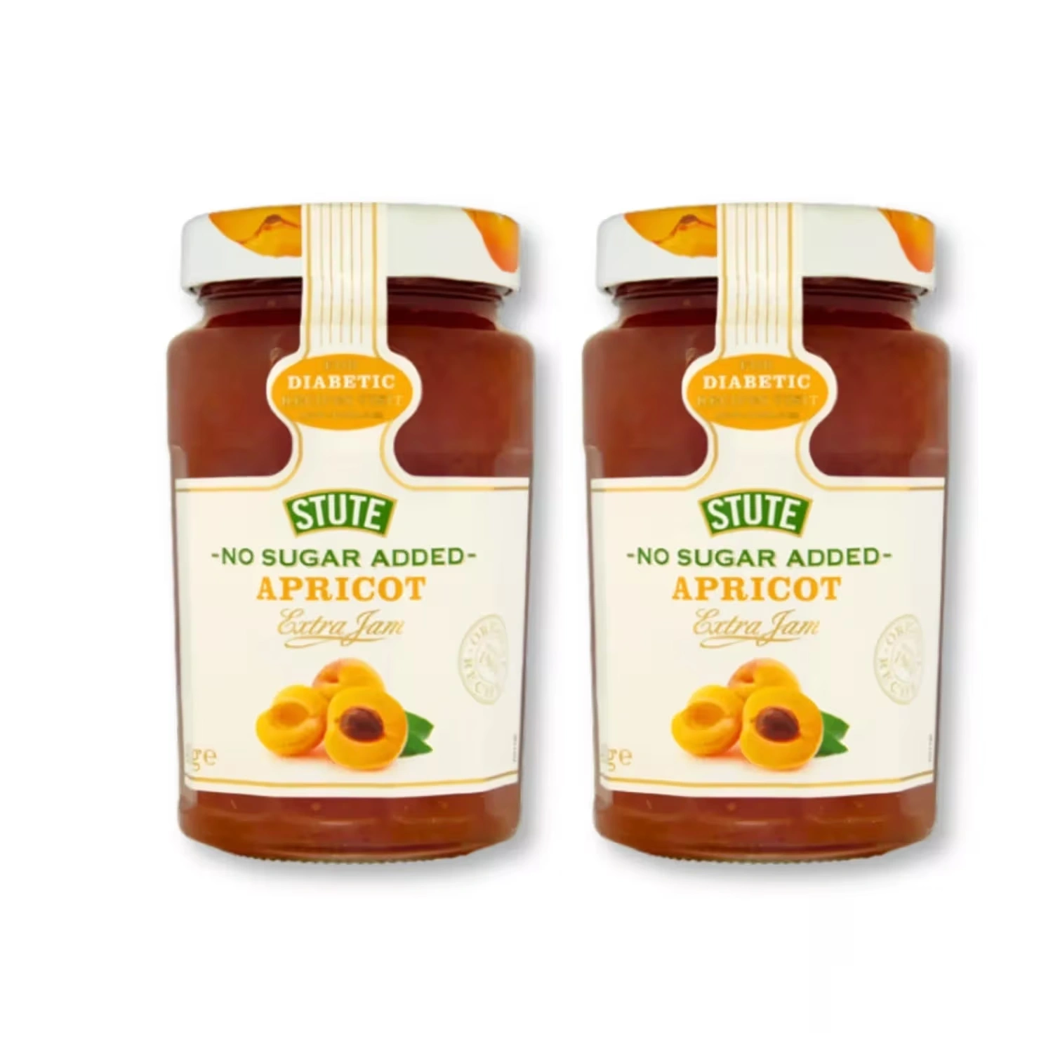 Stute Diabetic Apricot Extra Jam 430g x 2 Packs