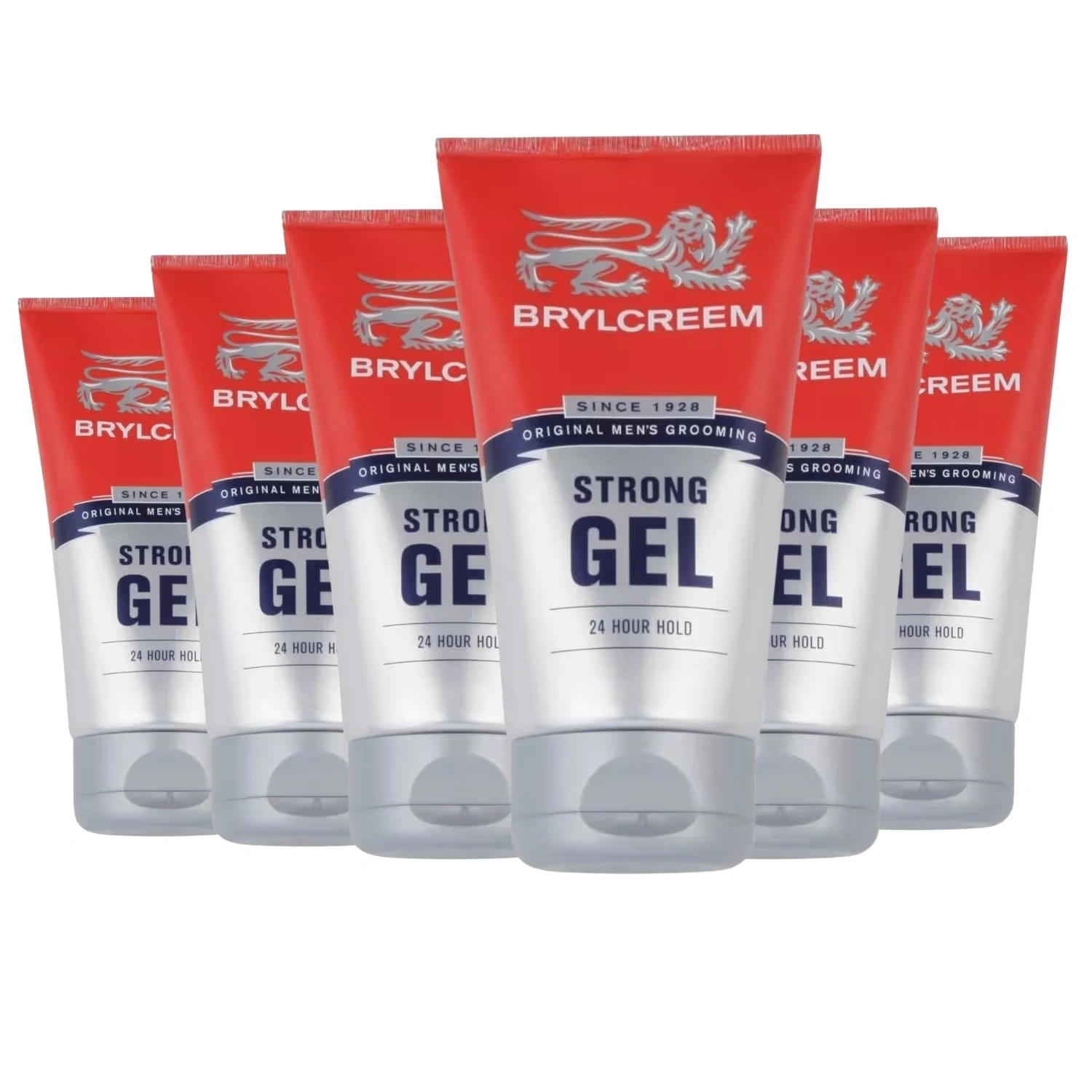 Brylcreem Strong 24 Hour Hold Gel 150ml x 6 Packs