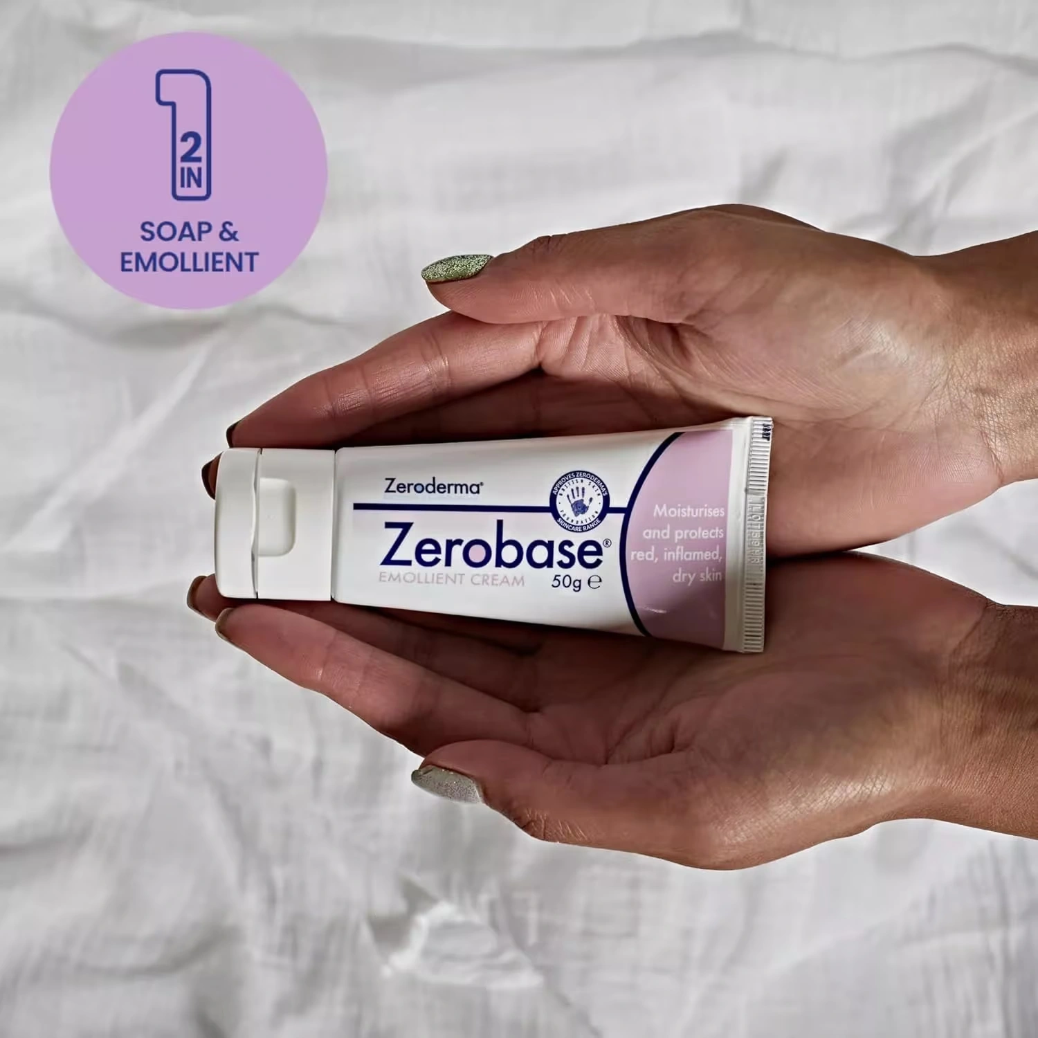 Zerobase Emollient Cream 50g x 3 Packs