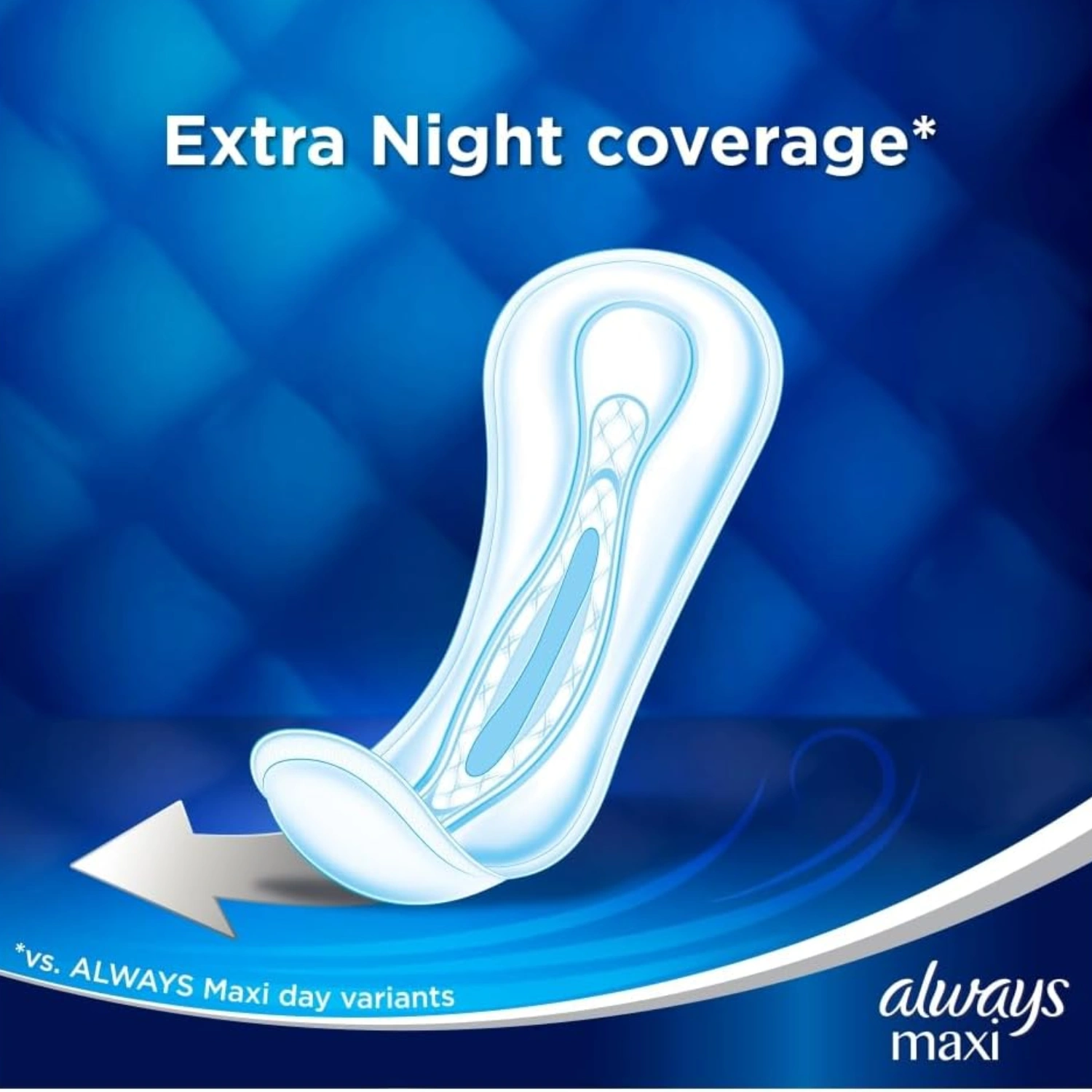 Always Sanitary Towels Maxi Night 9 Pads