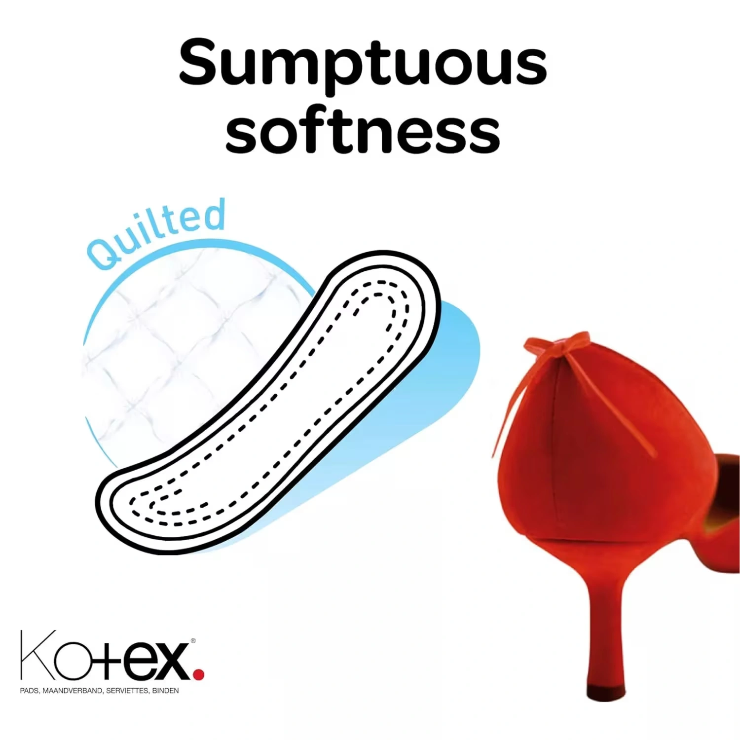 Kotex Maxi Super Pads 16 Count (Pack of 12)