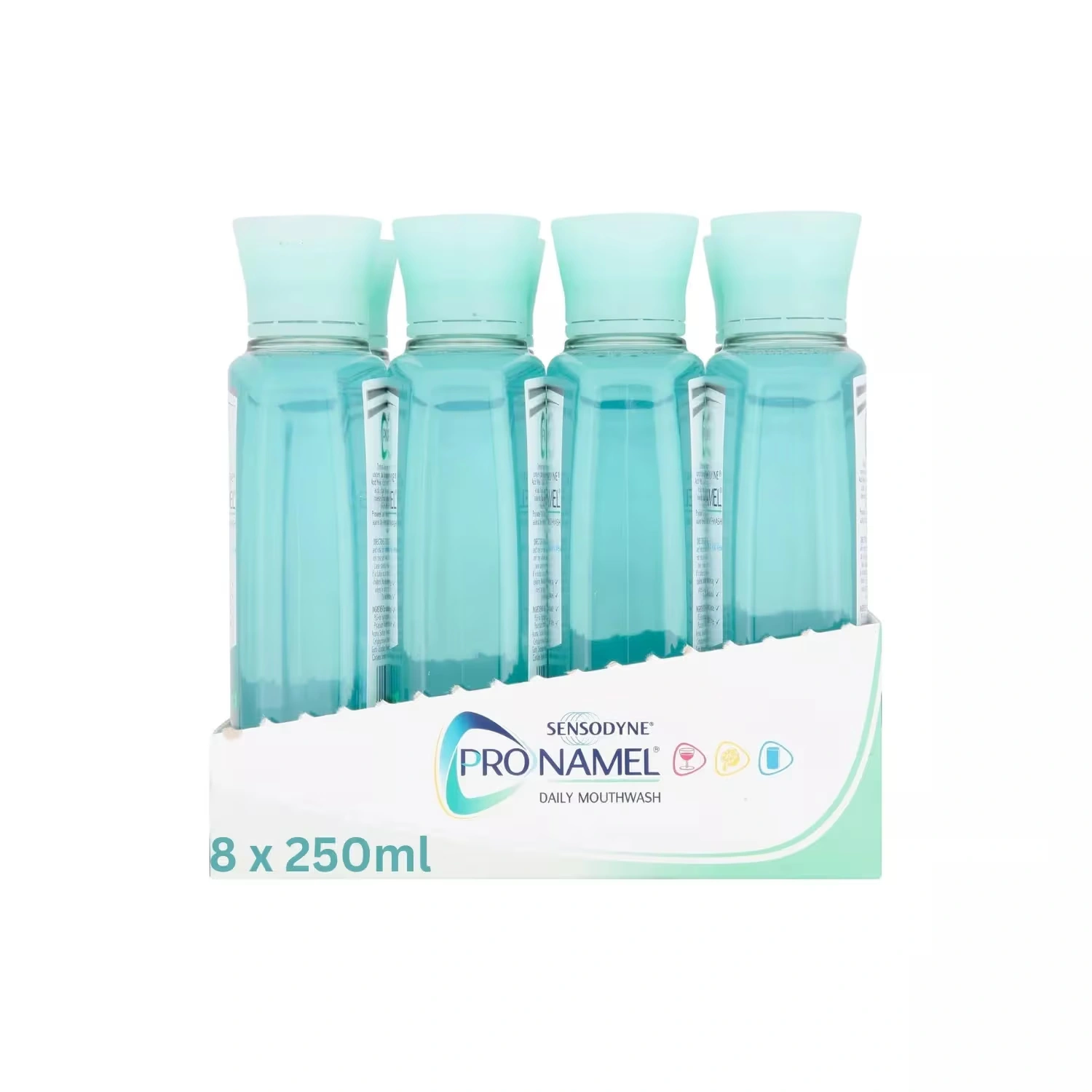 Sensodyne Pronamel Daily Enamel Care Mouthwash 250ml x 8 Packs