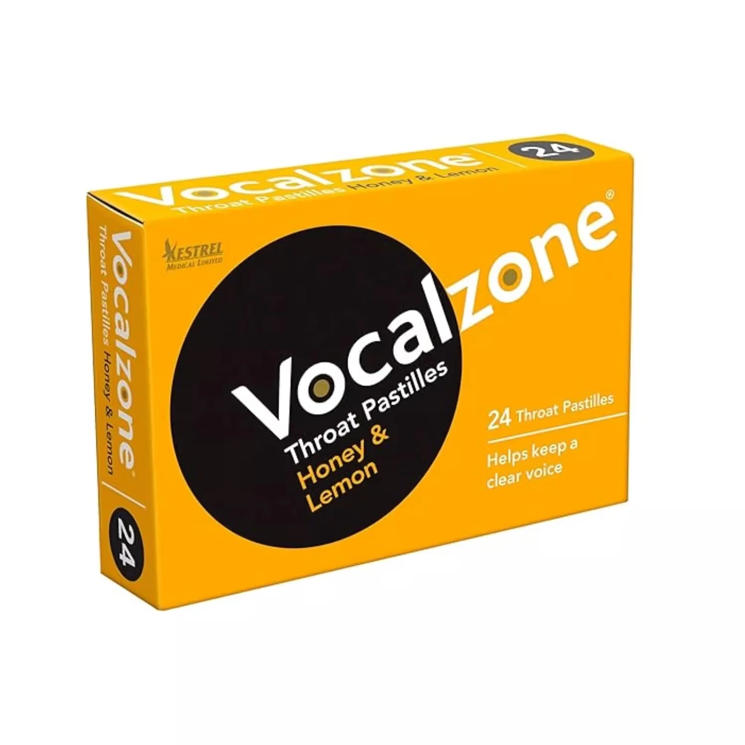 Vocalzone Honey & Lemon 24 Count (Pack of 6)