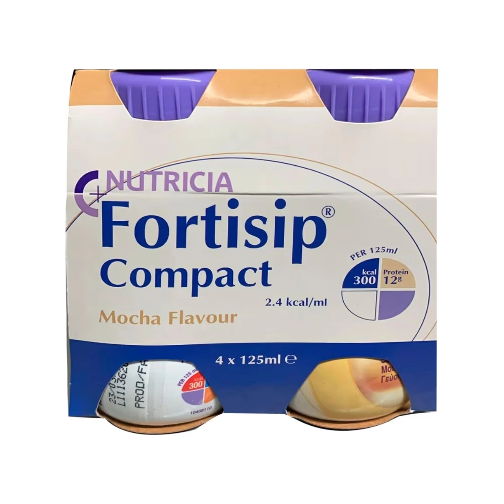 Fortisip Compact Mocha Flavour 4 x 125ml (Pack of 4)