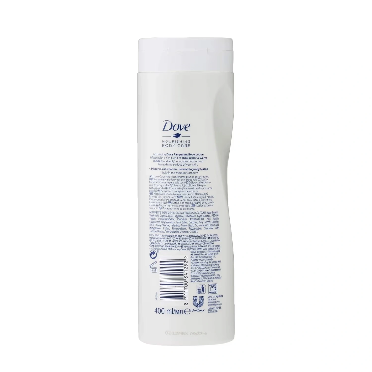 Dove Body Lotion Pampering Care With Shea Butter 250ml