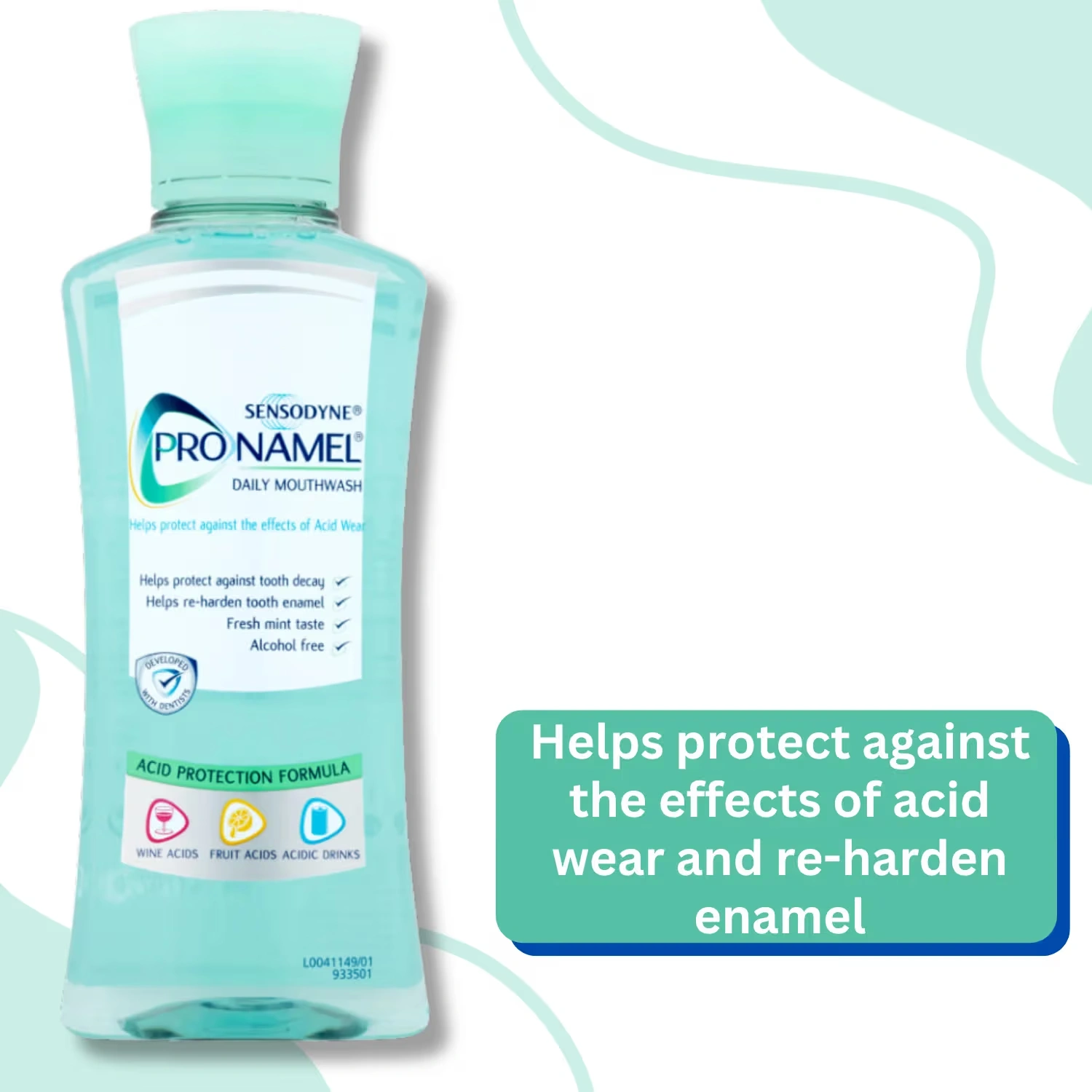 Sensodyne Pronamel Daily Enamel Care Mouthwash 250ml x 8 Packs