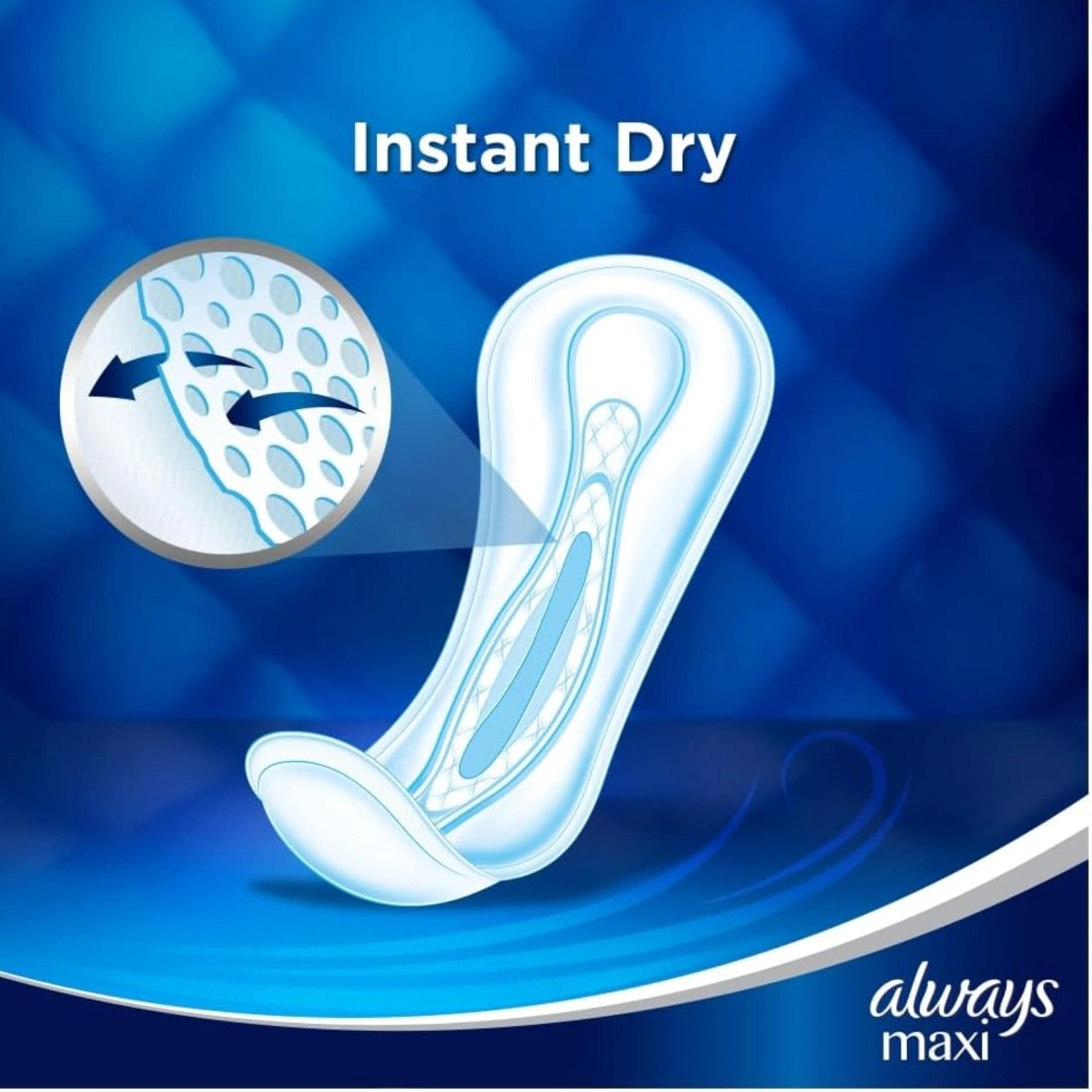 Always Sanitary Towels Maxi Night 9 Pads