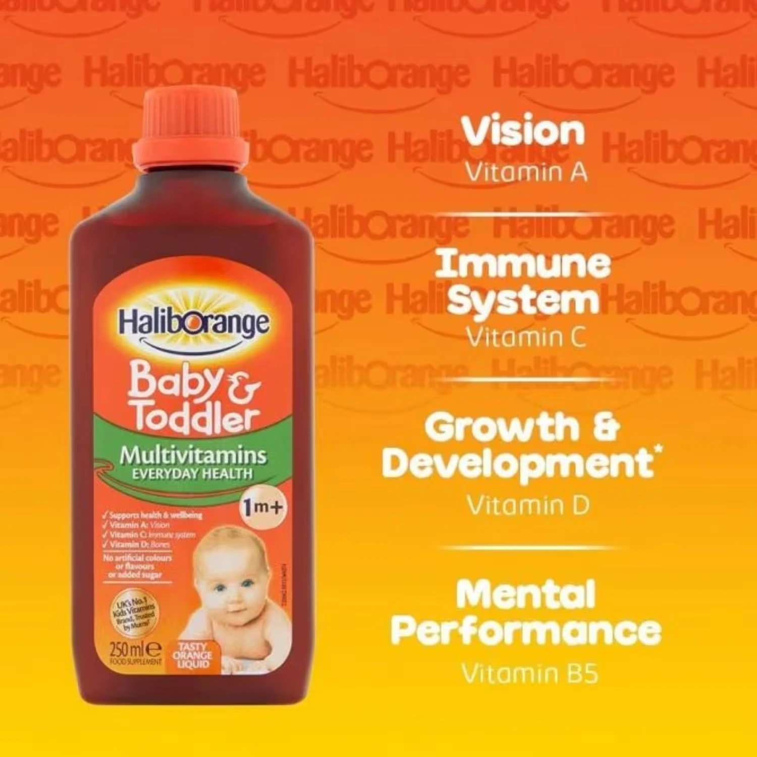Haliborange Baby & Toddler Multivitamins 250ml x 3 Packs