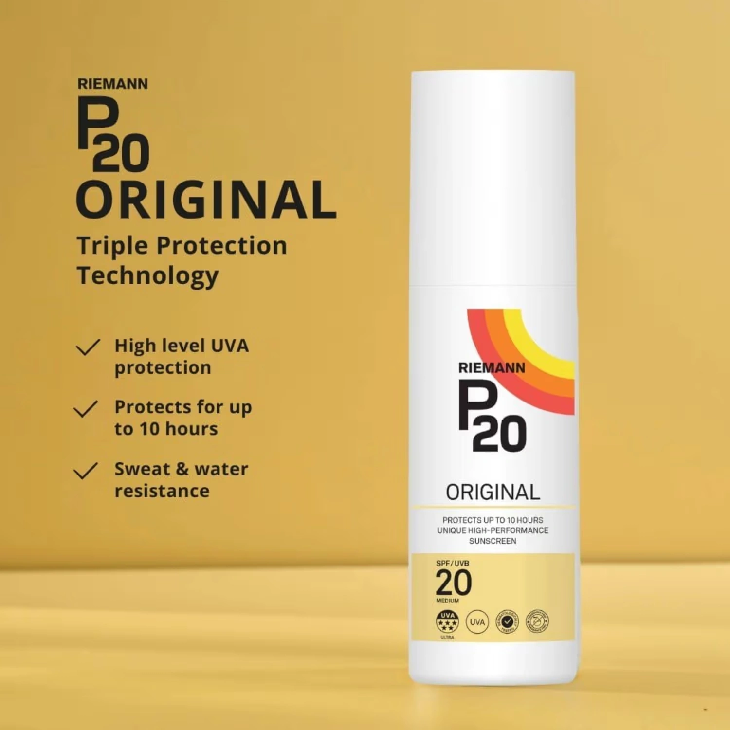 Riemann P20 Original SPF20 Sun Cream Spray 200ml