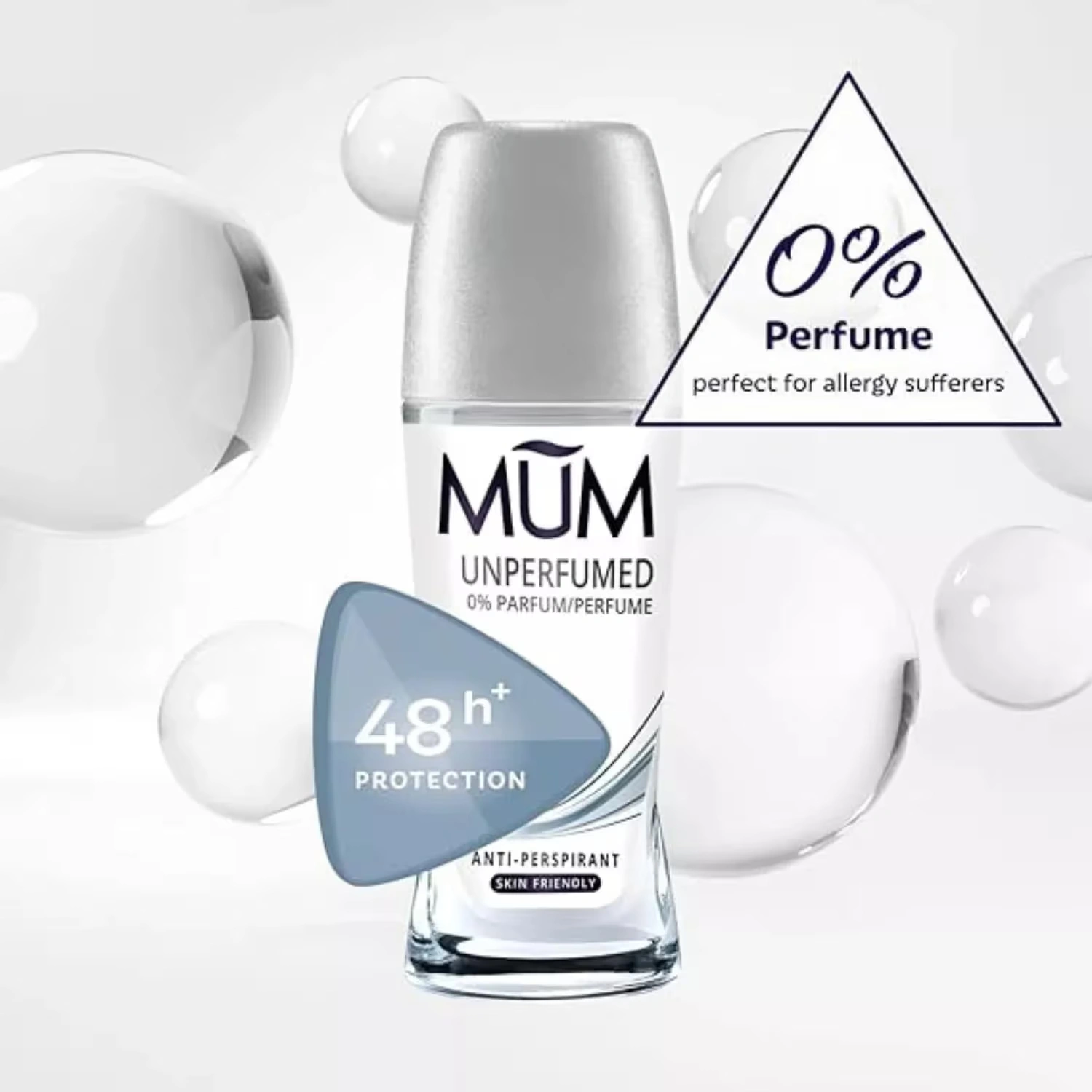 Mum Unperfumed Anti-Perspirant Roll On 50ml x 6 Packs