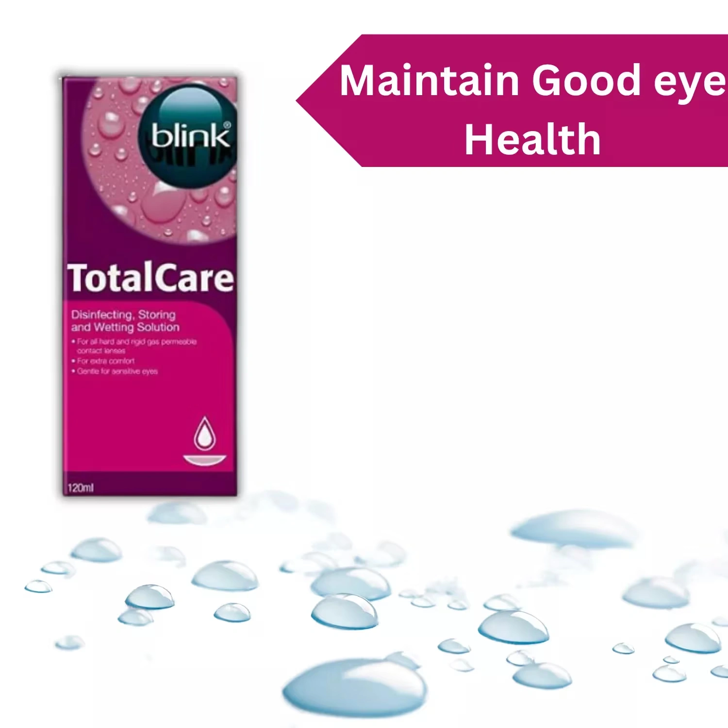Total Care Disinfecting Wetting Contact Lens Solution 120ml