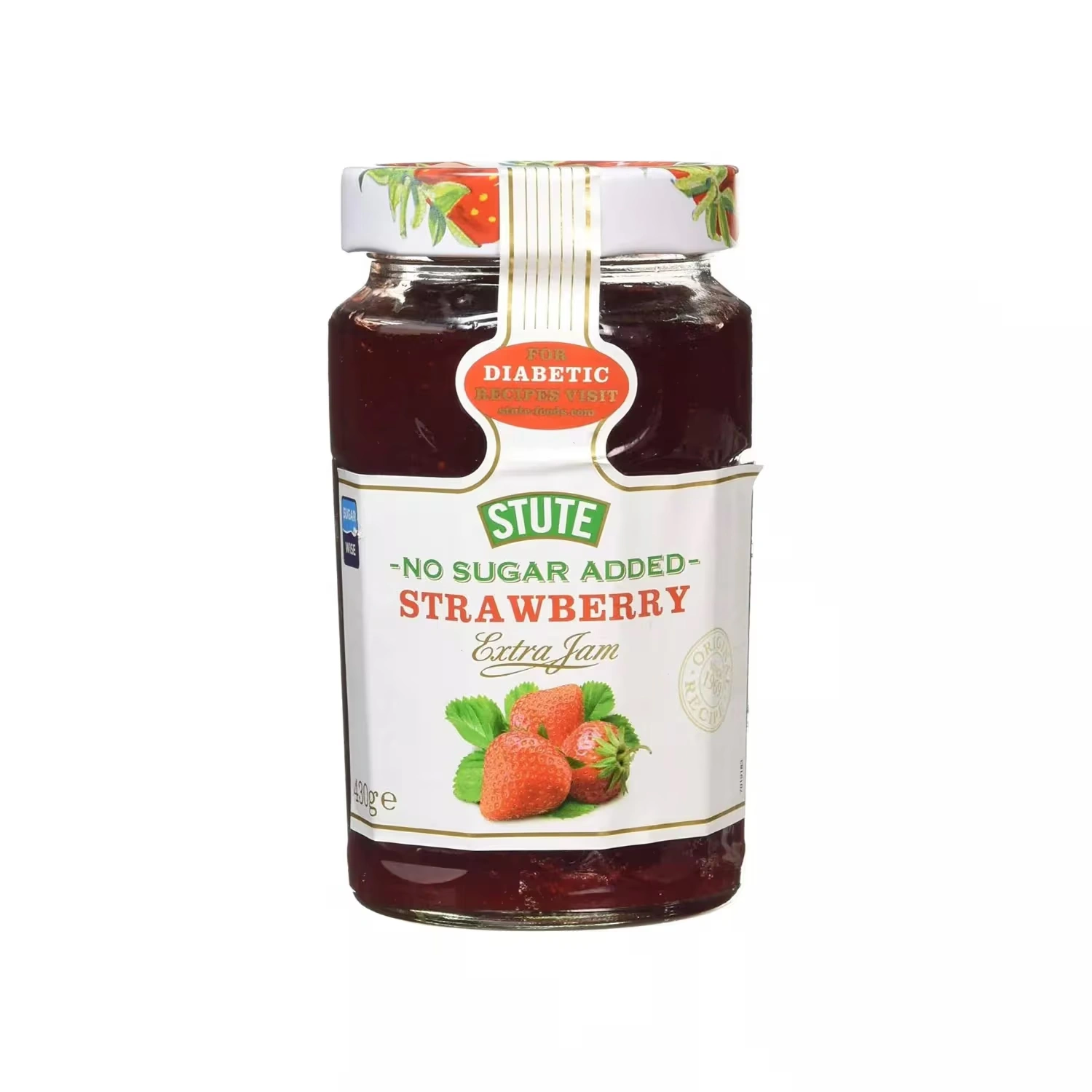 Stute No Sugar Strawberry Extra Jam 430g