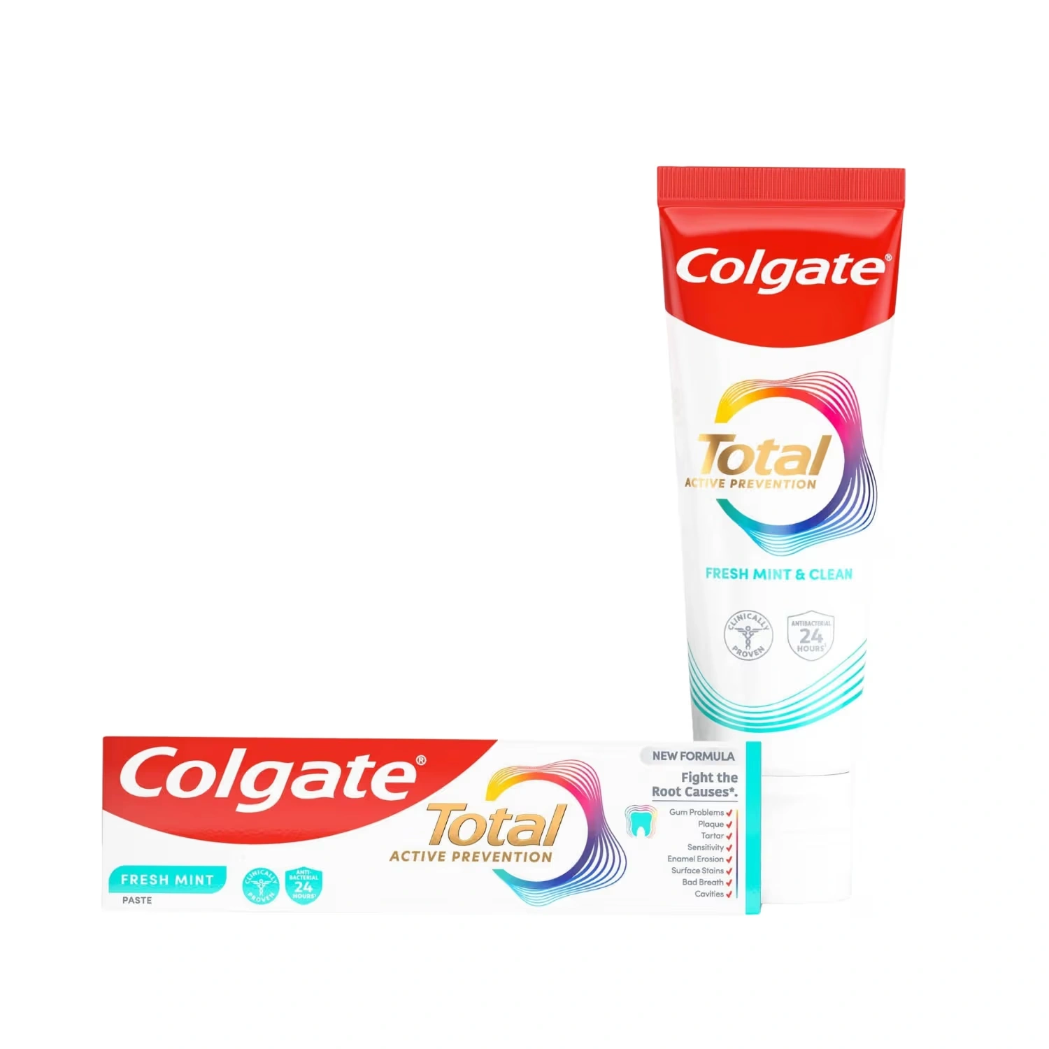 Colgate Toothpaste Total Active Fresh Mint 75ml x 6 Packs