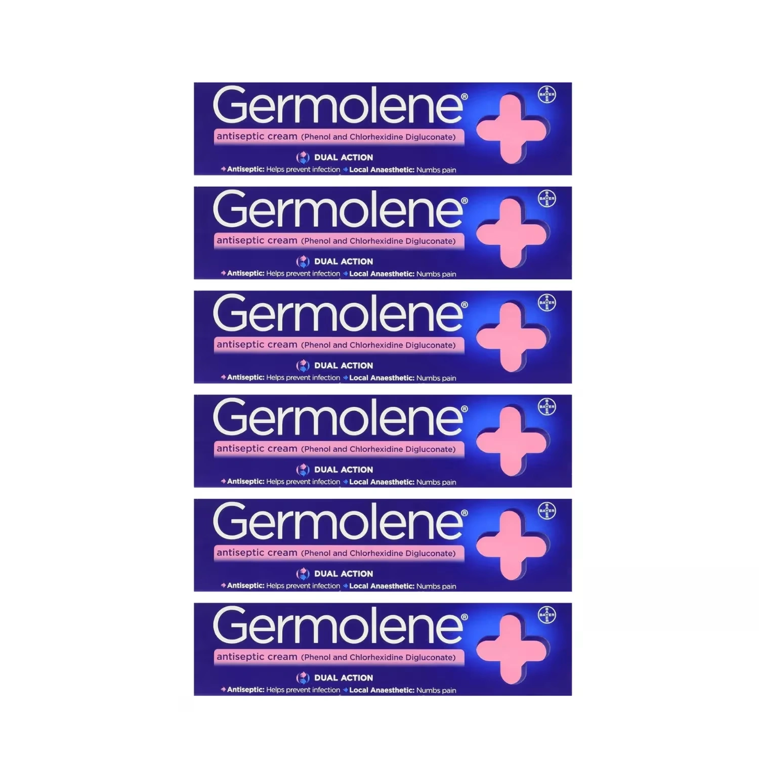 Germolene Antiseptic Cream - 55g x 6 Packs