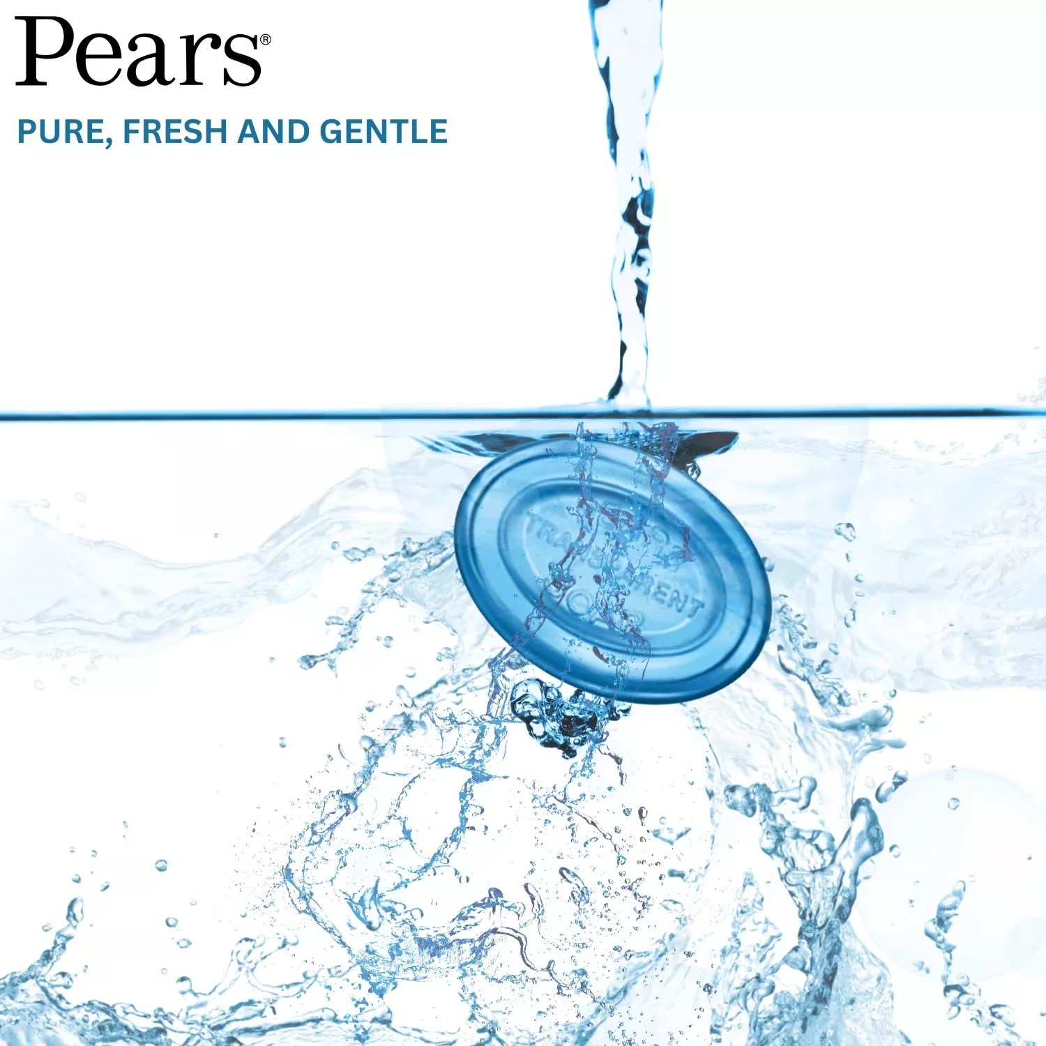 Pears Transparent Bar Soap Blue Mint 125g x 12 Packs
