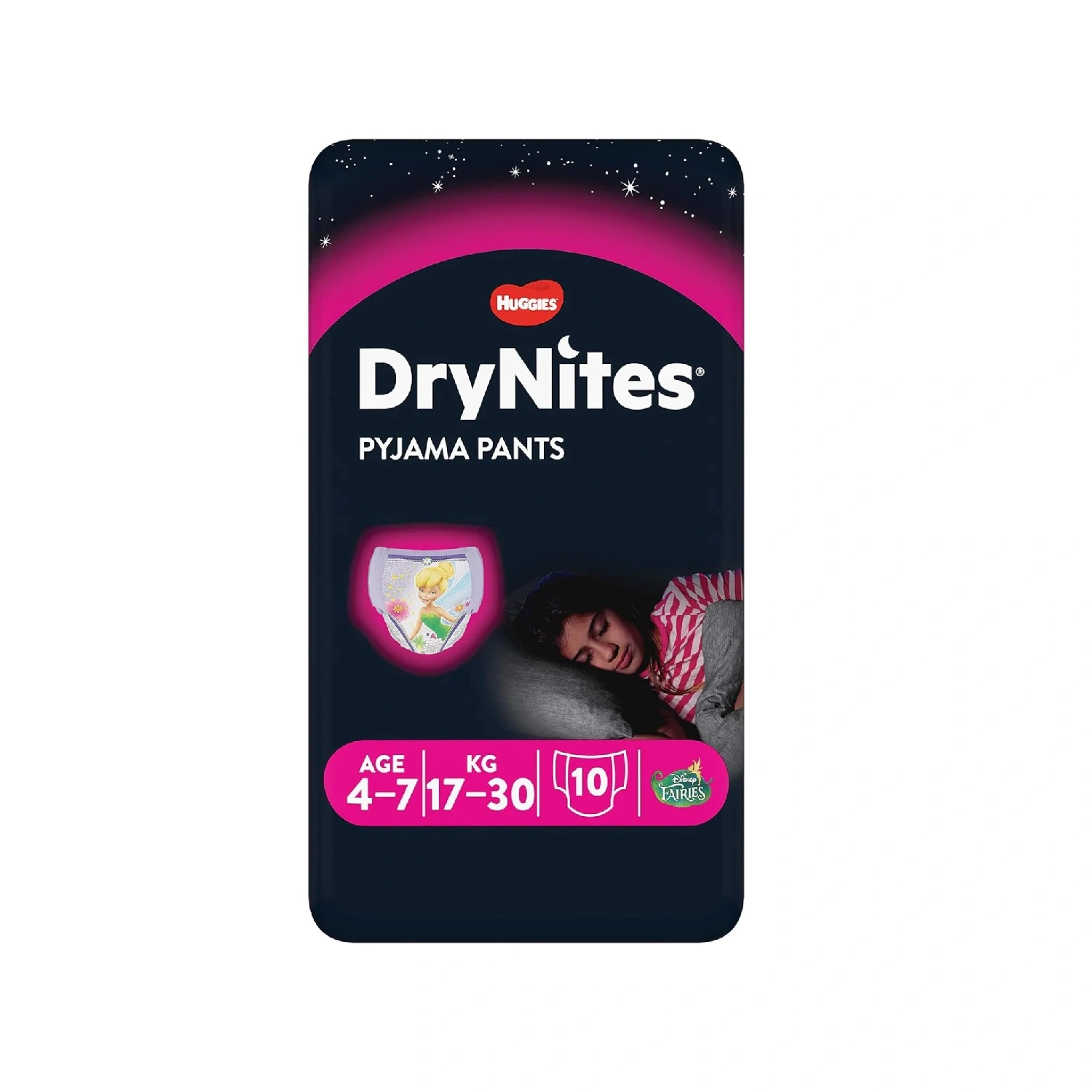 Huggies Drynites Girls Pyjama Pants10 Count