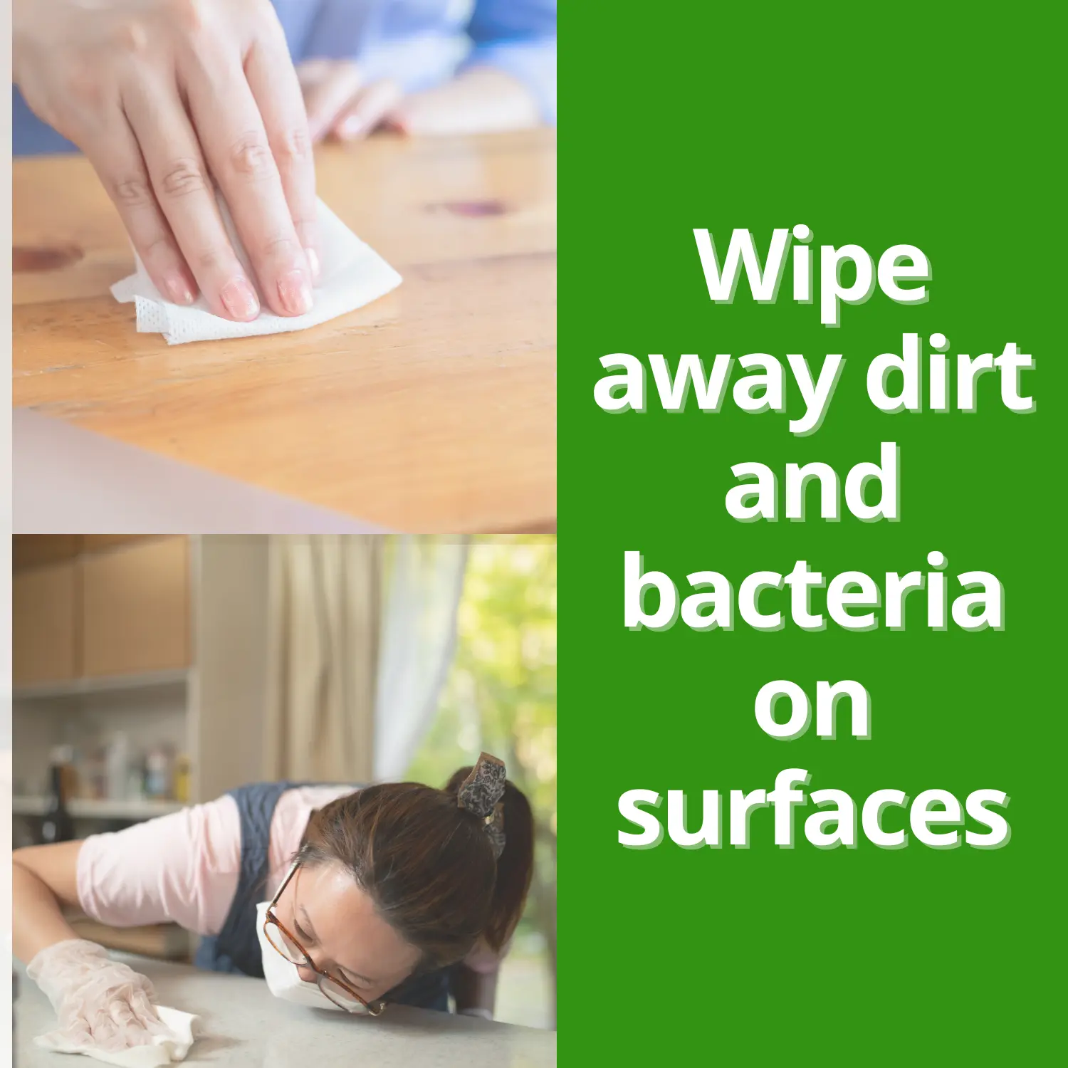 Dettol 2 in 1 Anti-Bacterial For Hands & Surfaces 15 Wipes