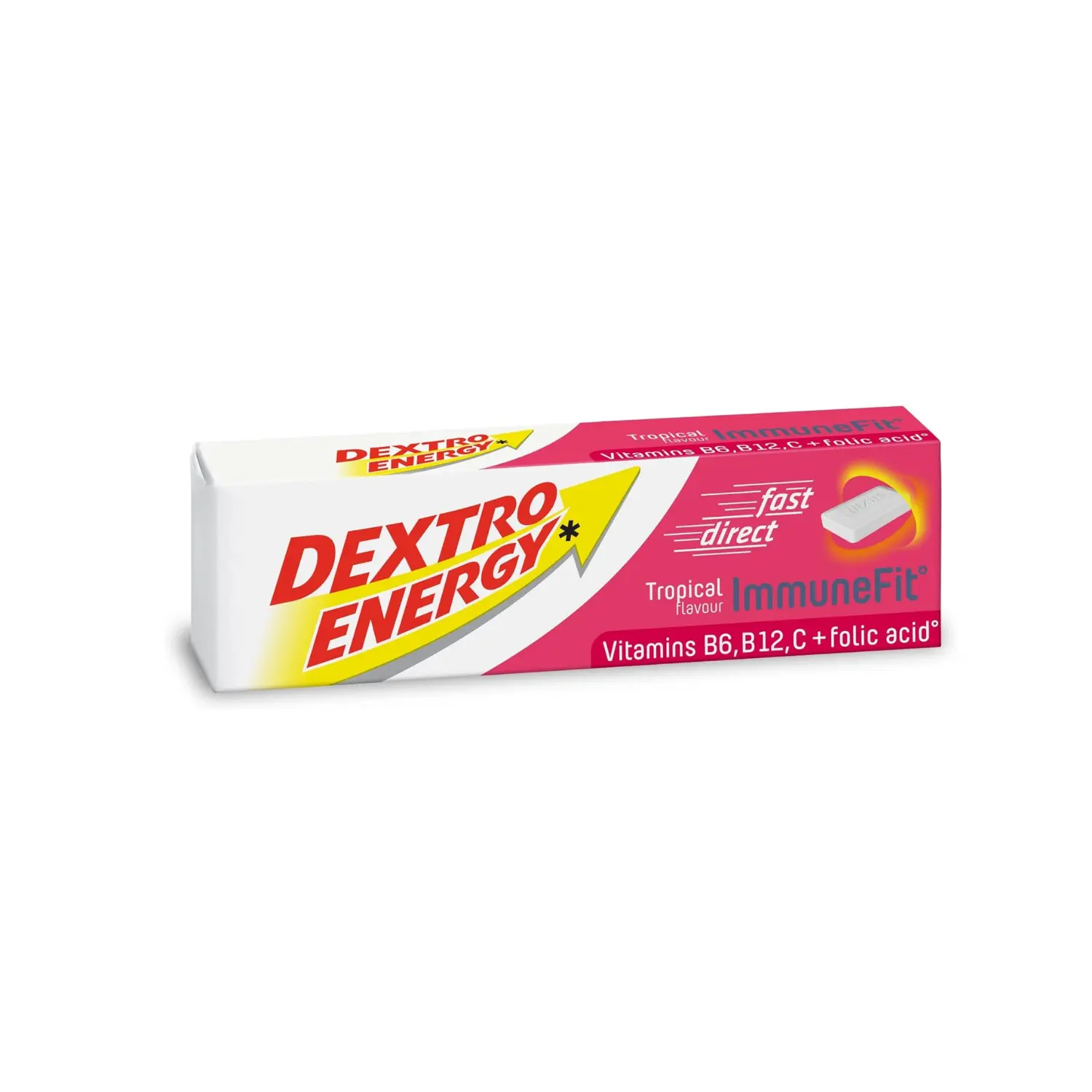 Dextro Energy Tablets ImmuneFit Tropical Flavour 47g