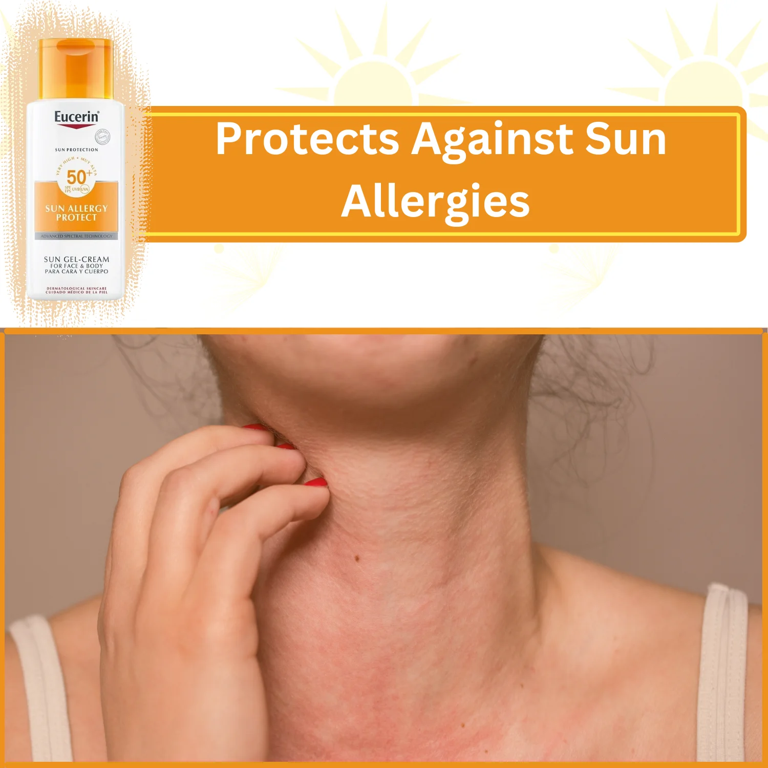 Eucerin Sun Allergy Protection Sun Creme Gel 150ml