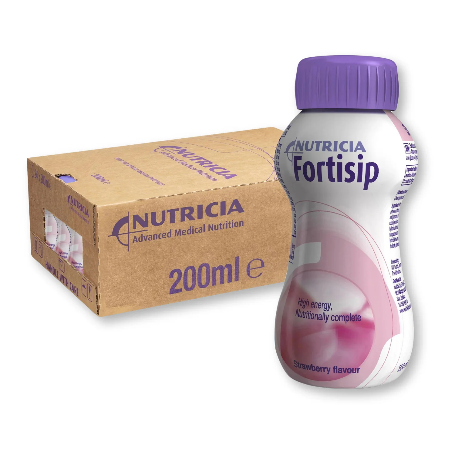 Fortisip High Energy Strawberry Drink 200ml
