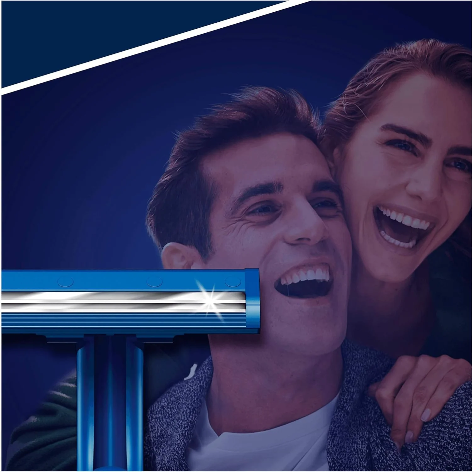 Gillette Blue II Blades Razor Fixed Head 5