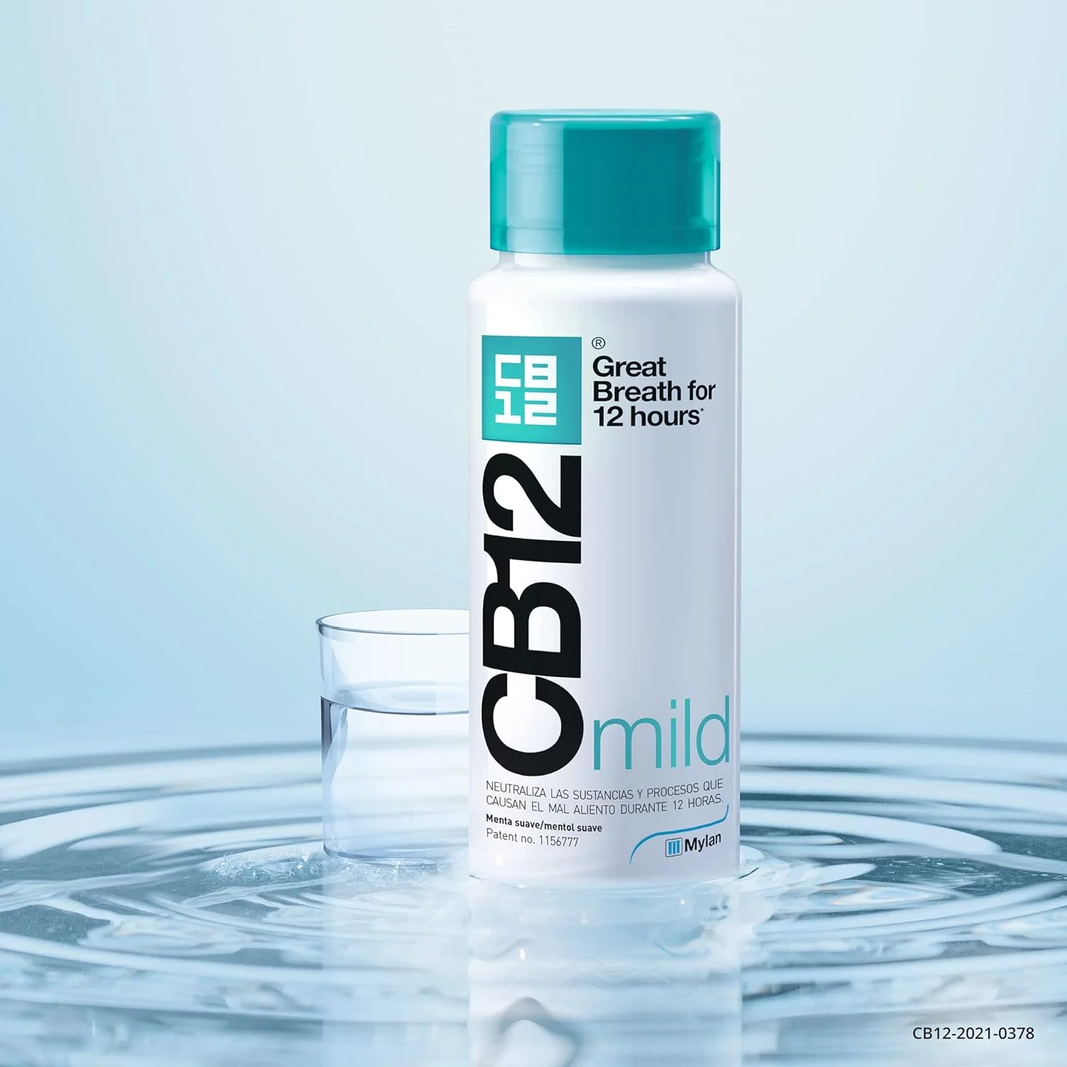 CB12 Mouthwash Green Mild Mint 250ml