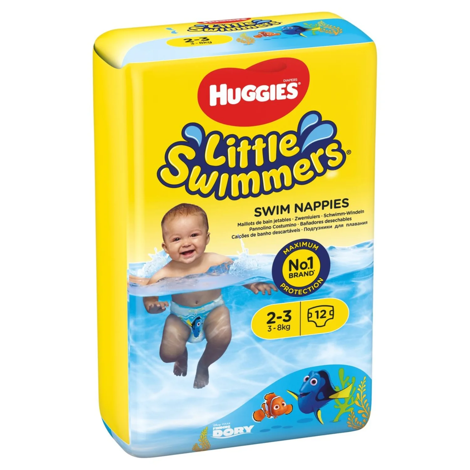 Huggies Little Swimmers Swim Nappies, Size 2-3