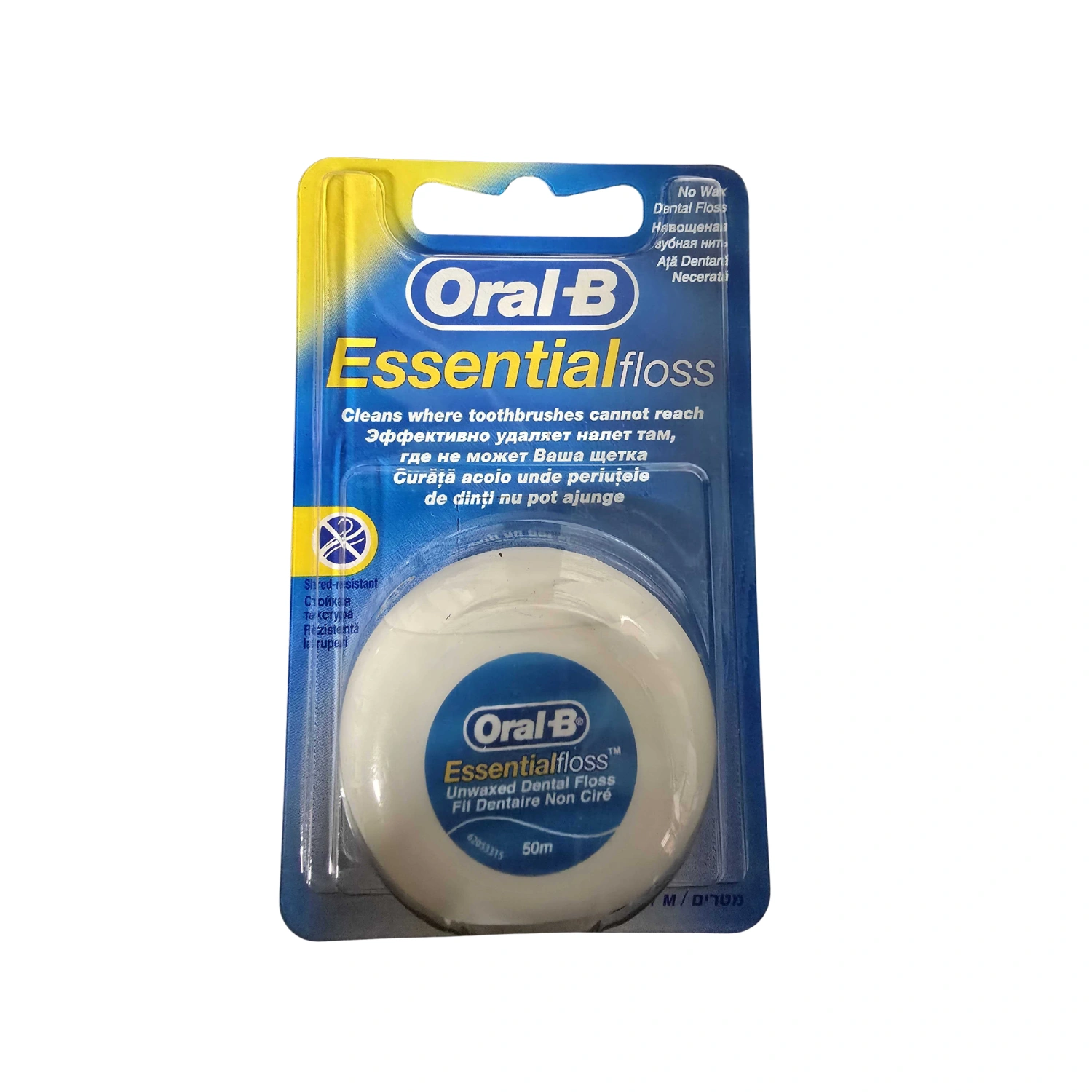 Oral-B Essential Floss UnWaxed Dental Floss Mint Taste 50m