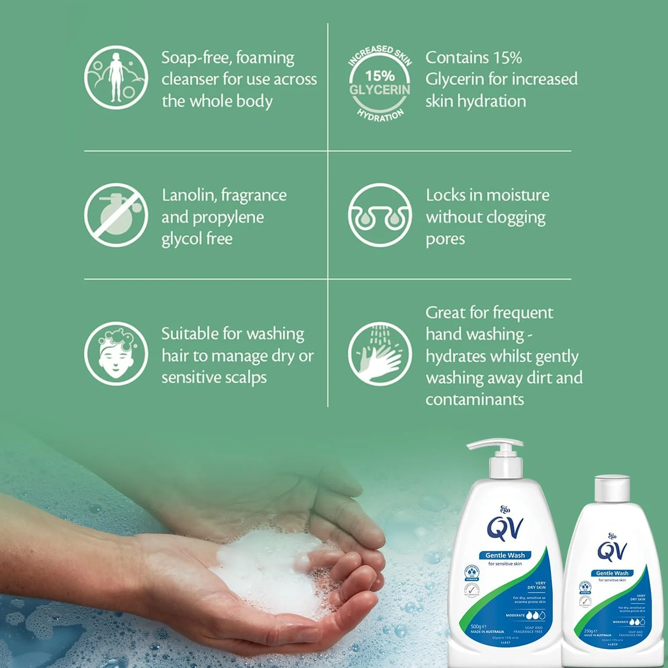 QV Gentle Wash 500ml