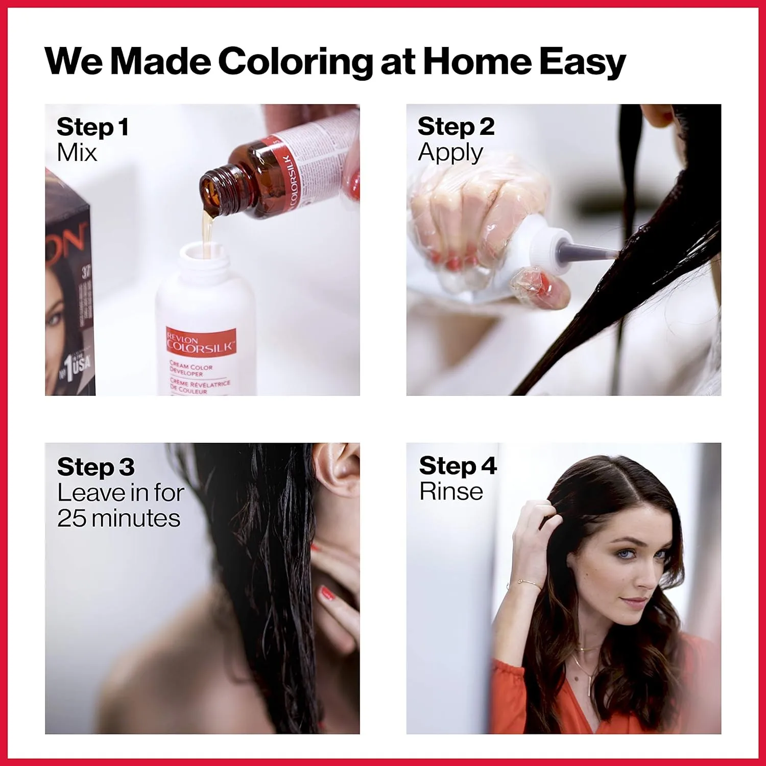 Revlon Colorsilk Permanent Hair Colour 49 Auburn Brown