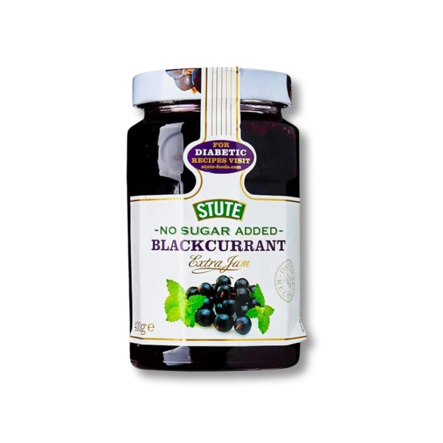 Stute Diabetic Blackcurrant Extra Jam 430g