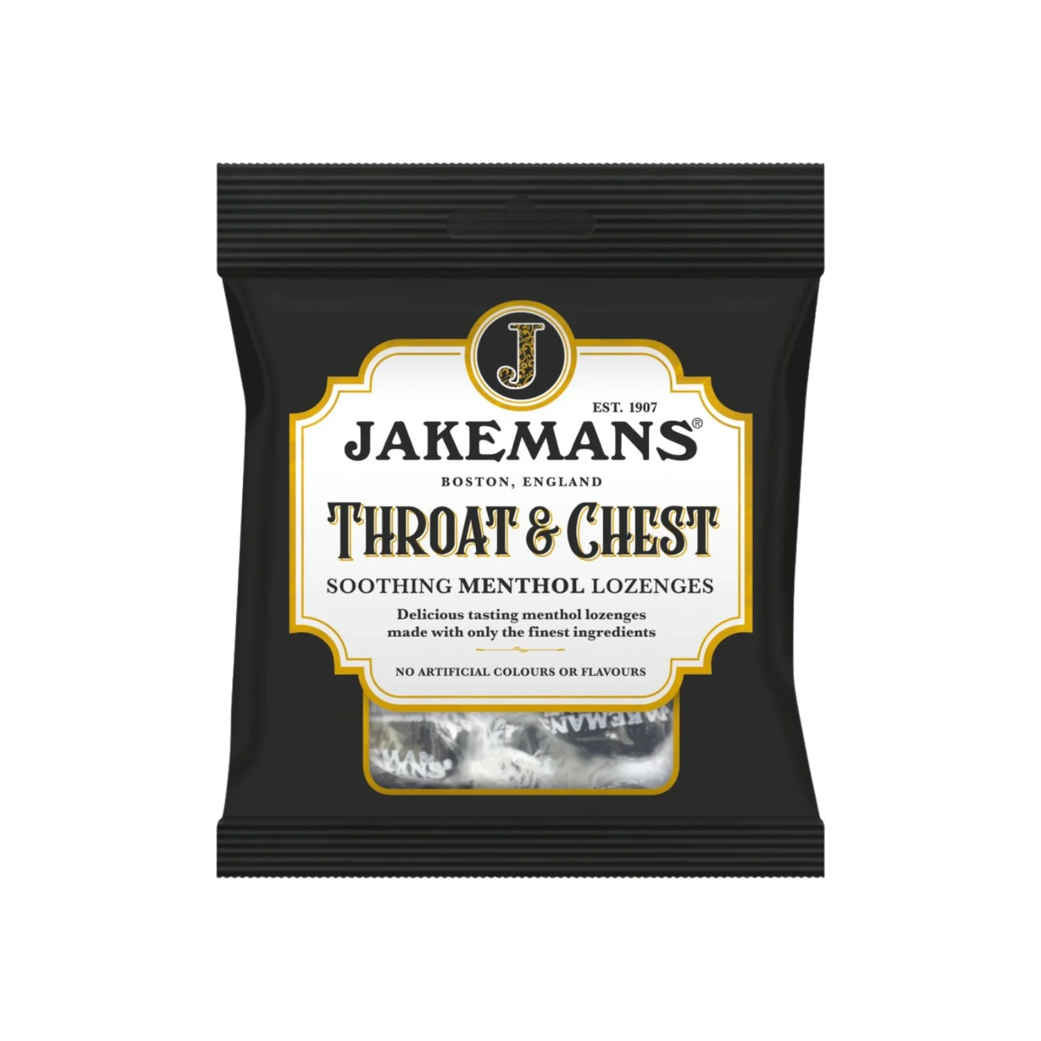 Jakemans Throat And Chest Soothing Menthol Lozenges 73g