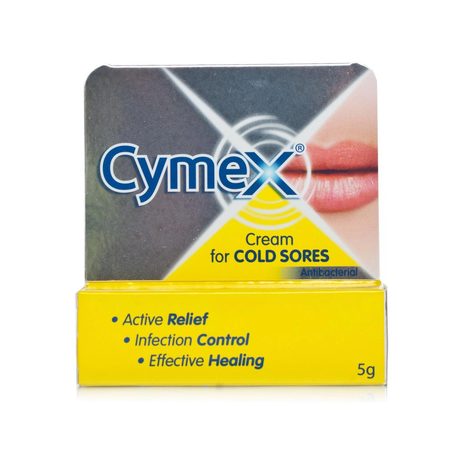 Cymex Cold Sore & Lip Cream, Triple Action Formula 5g