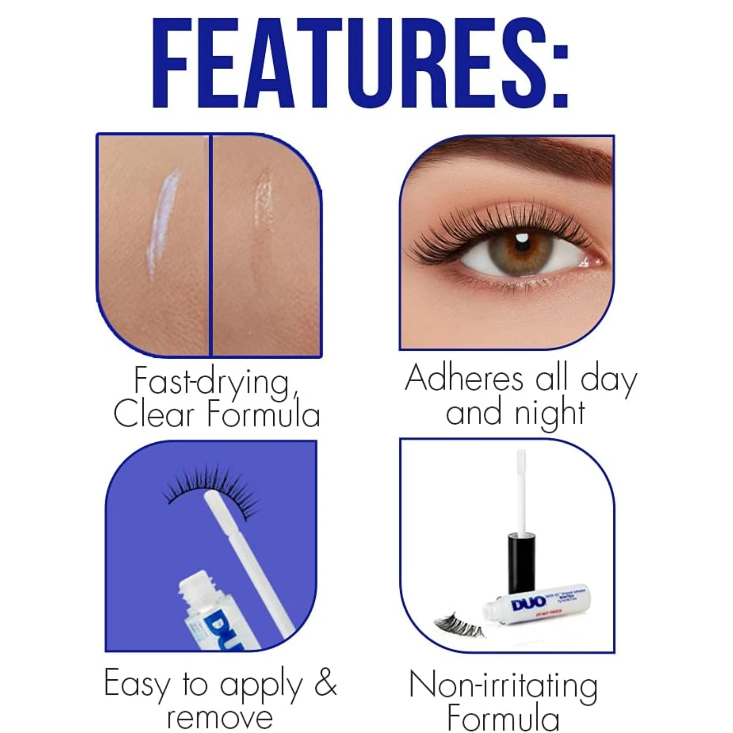 Duo Quick-Set Striplash Adhesive, Clear 5g