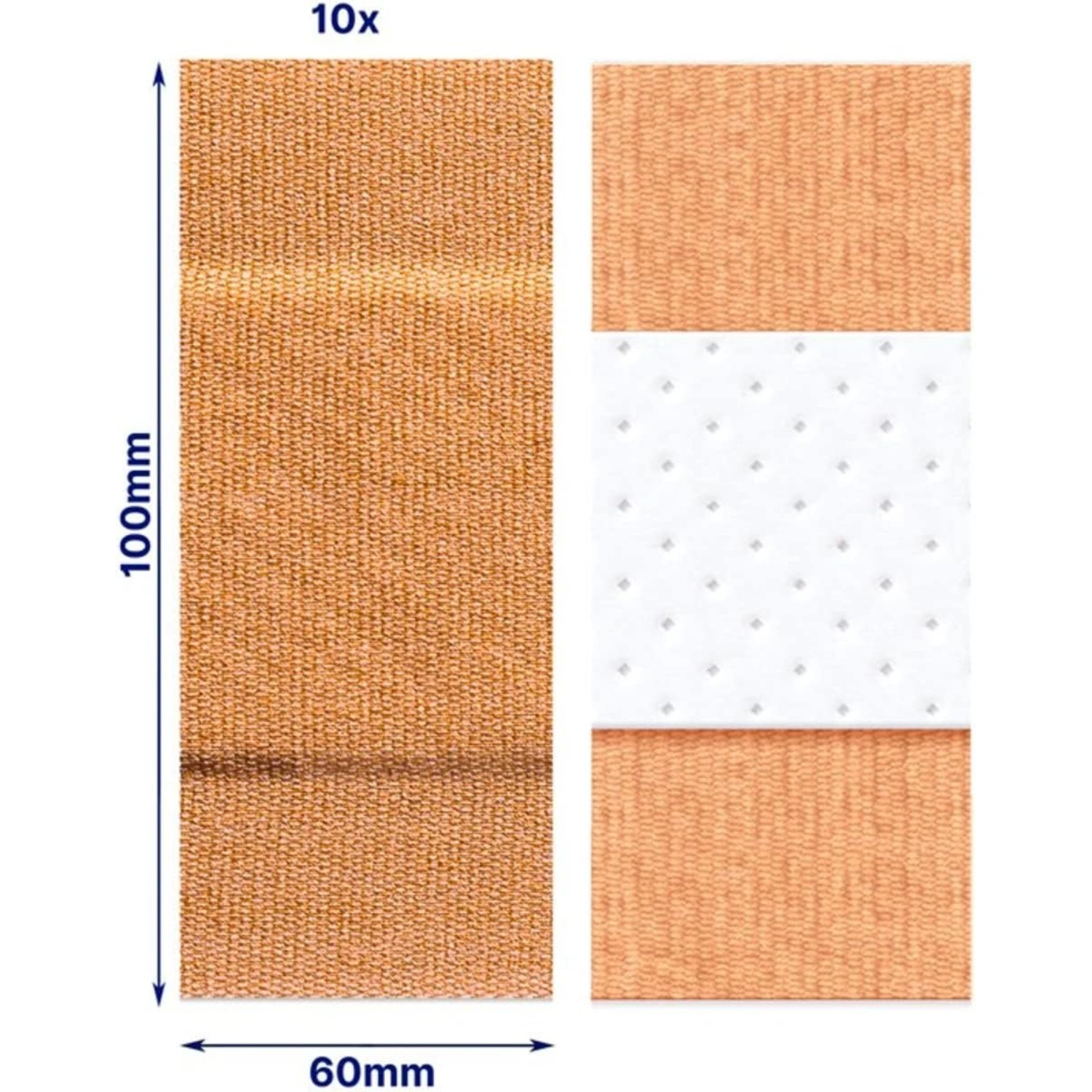 Elastoplast Fabric Strips 6cm x10cm
