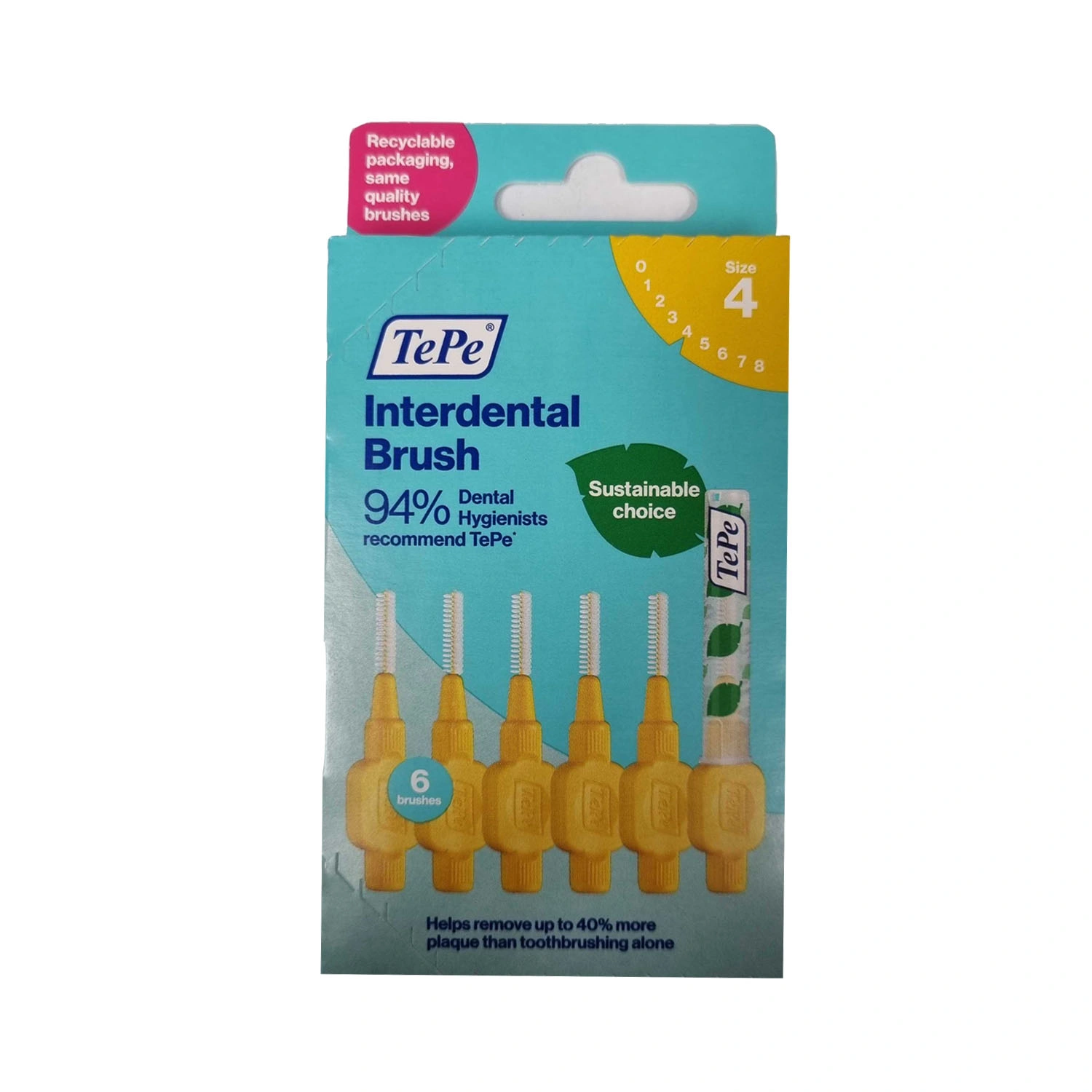 TePe Interdental Brushes 0.7mm 6 Pack